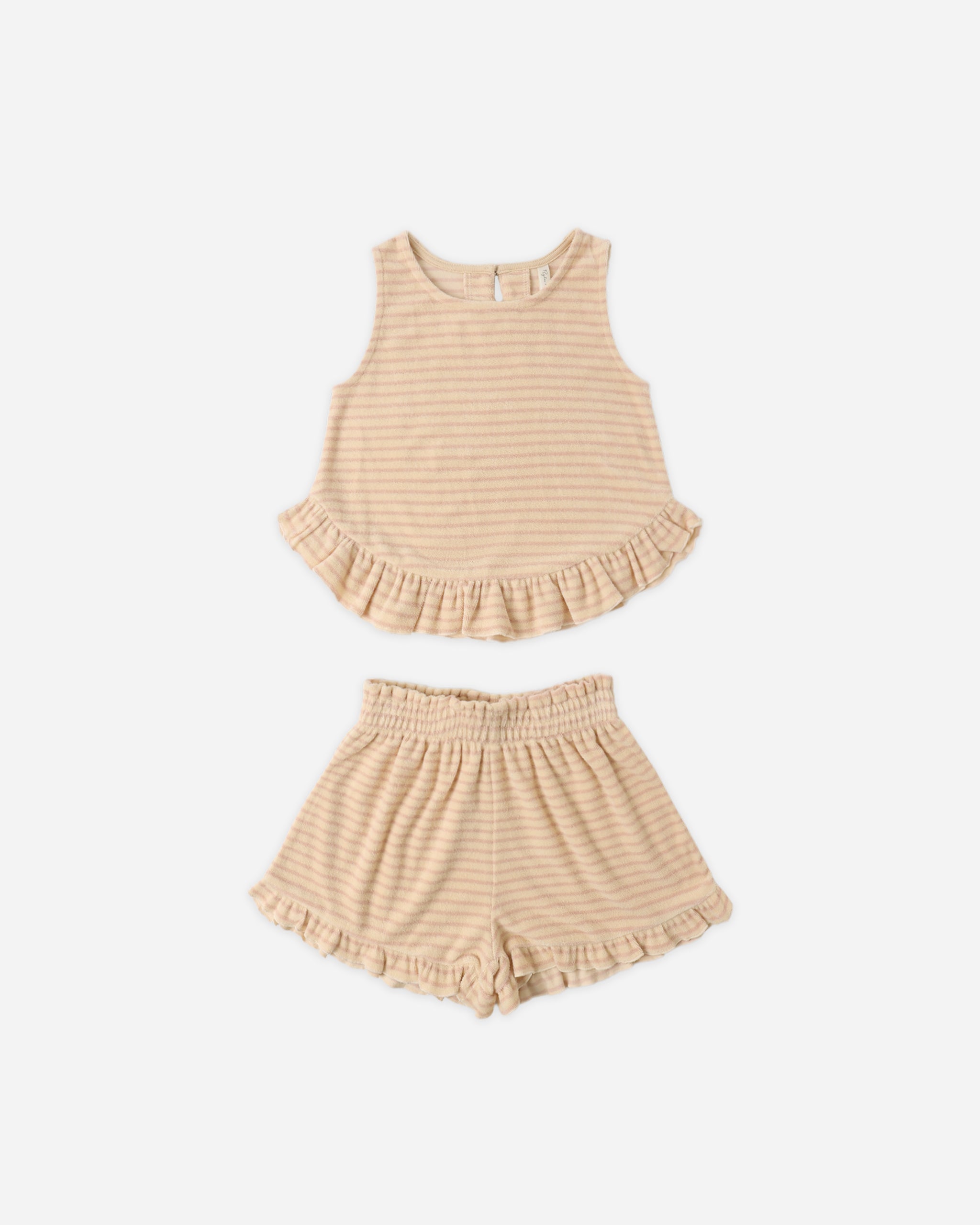 Rylee + Cru Faye Set - Pink Stripe