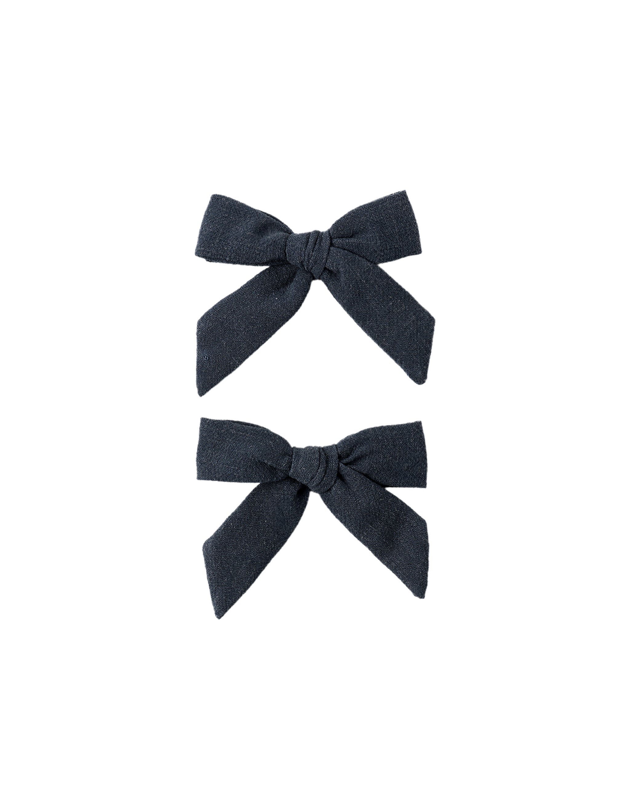 Rylee + Cru Bow, Set Of 2 - Navy