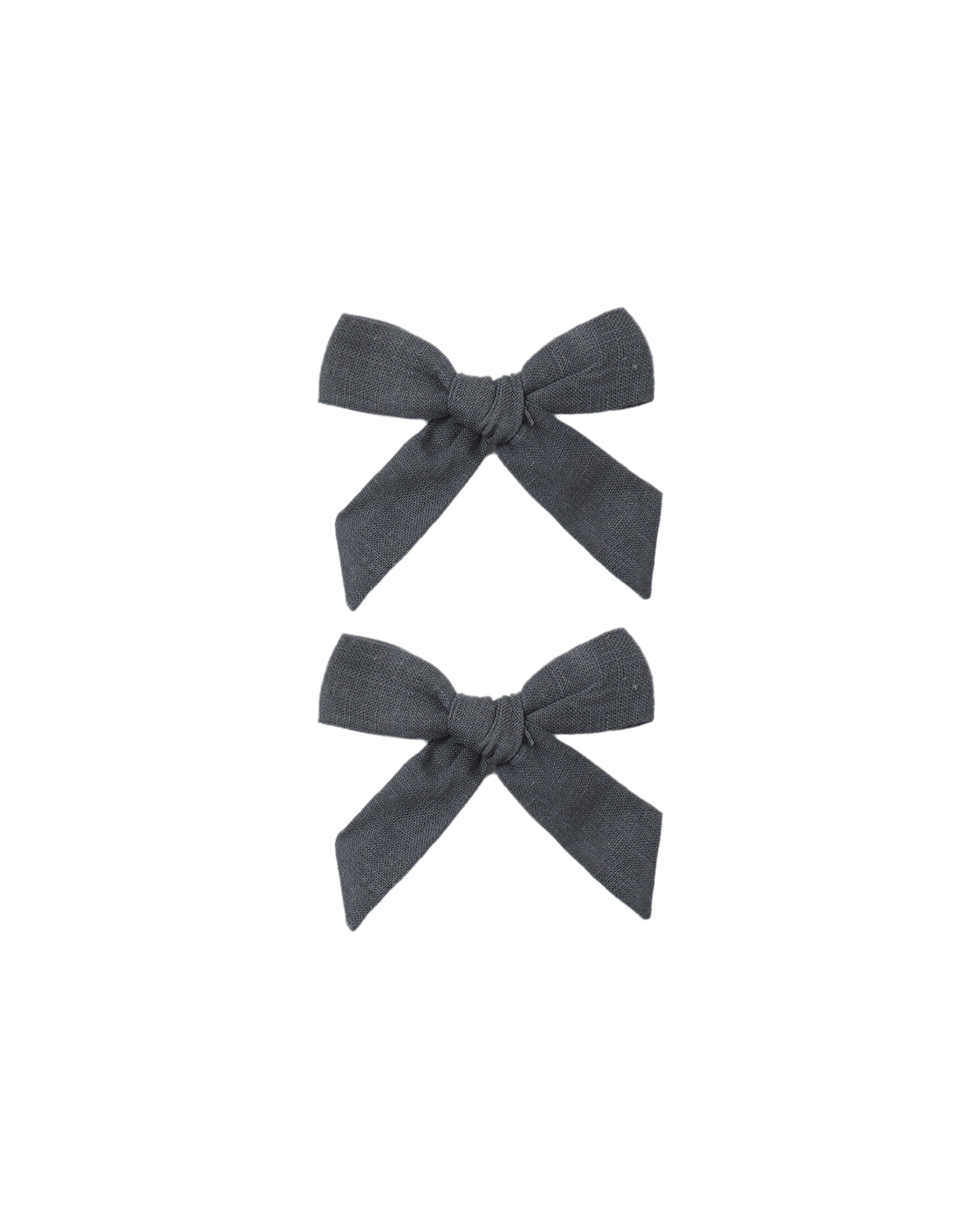 Rylee + Cru Bows, Set Of 2 - Midnight