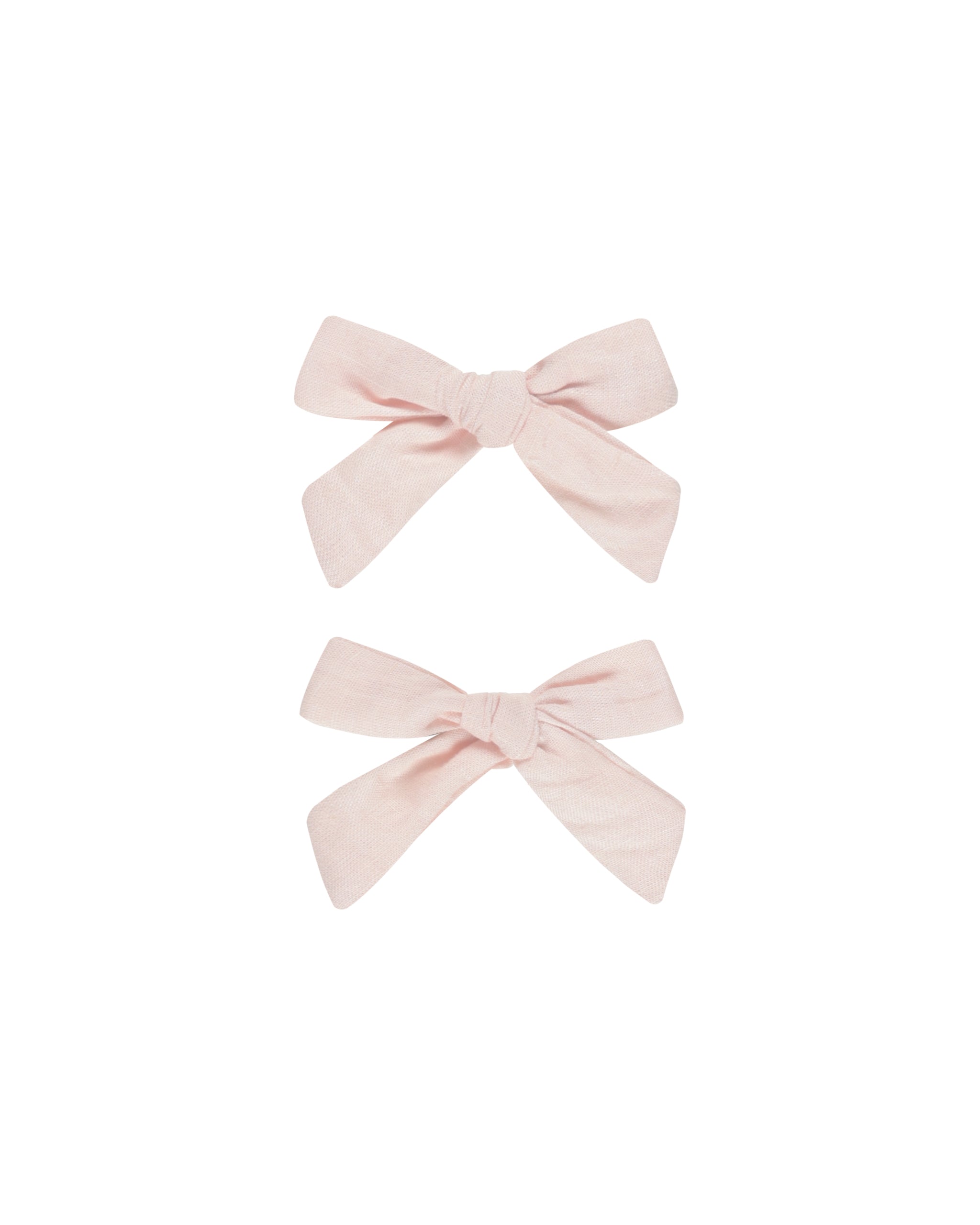 Rylee + Cru Bows, Set Of 2 - Blush