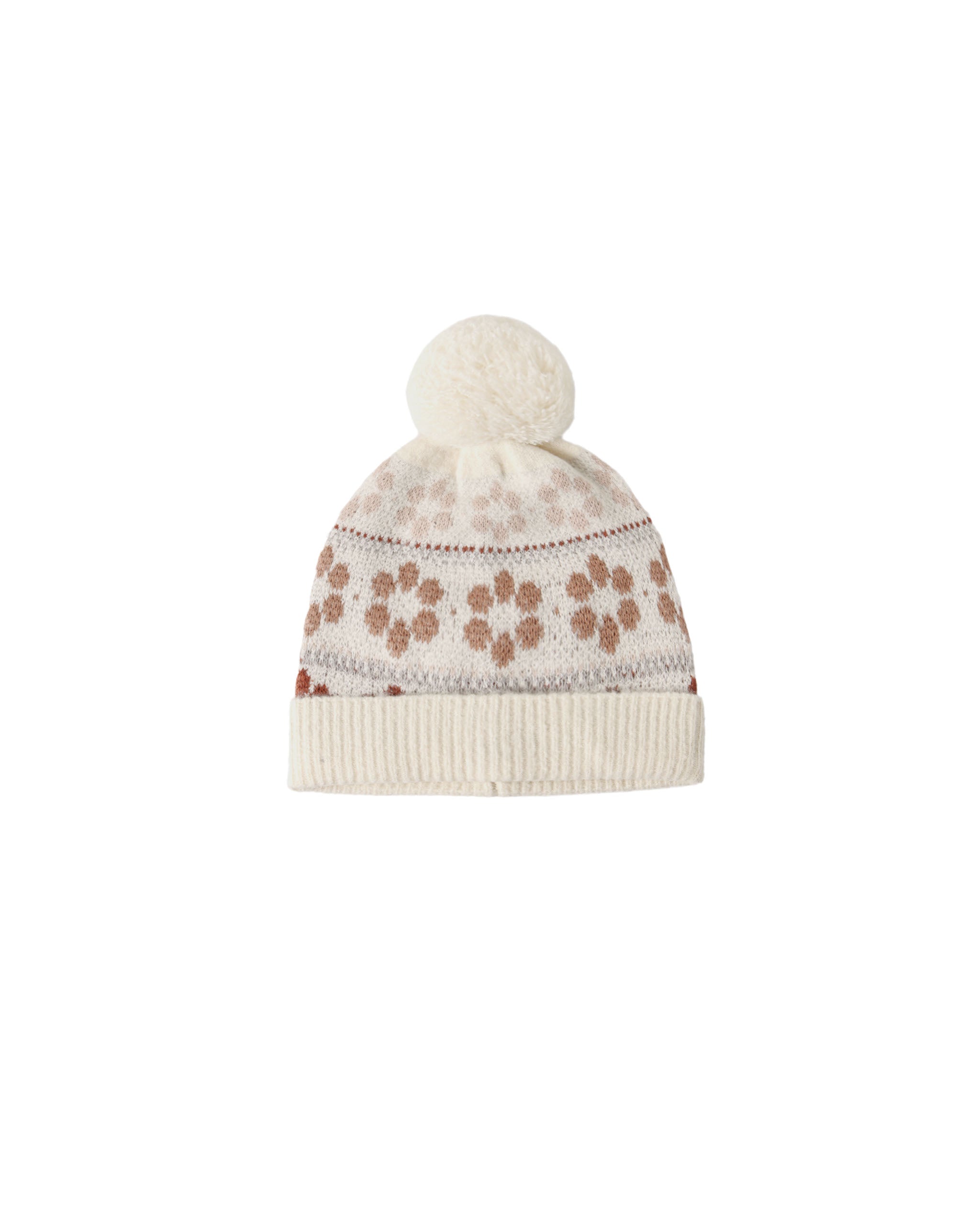 Rylee + Cru Beanie - Flower Fair Isle