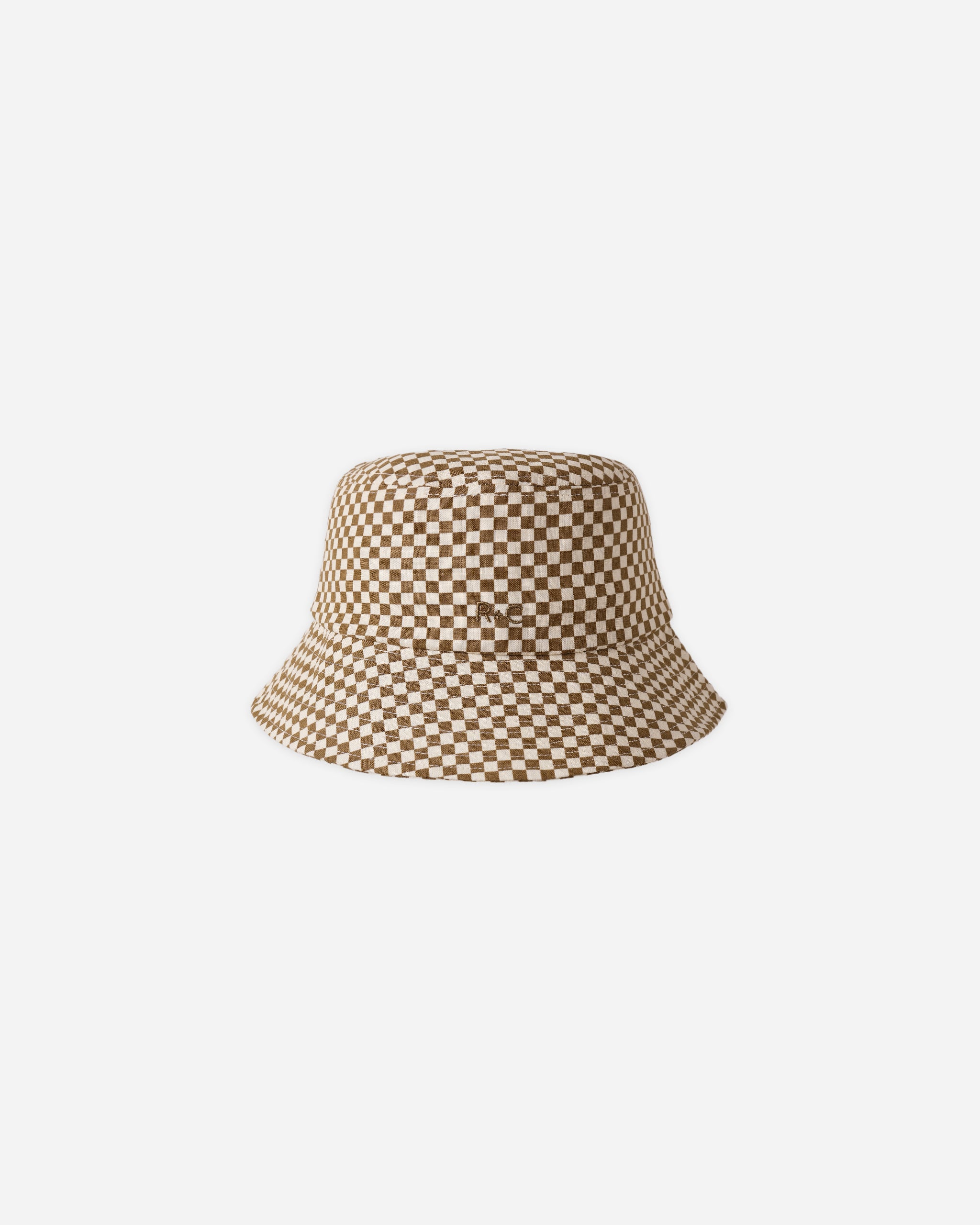 Rylee + Cru Bucket Hat - Ocre Check