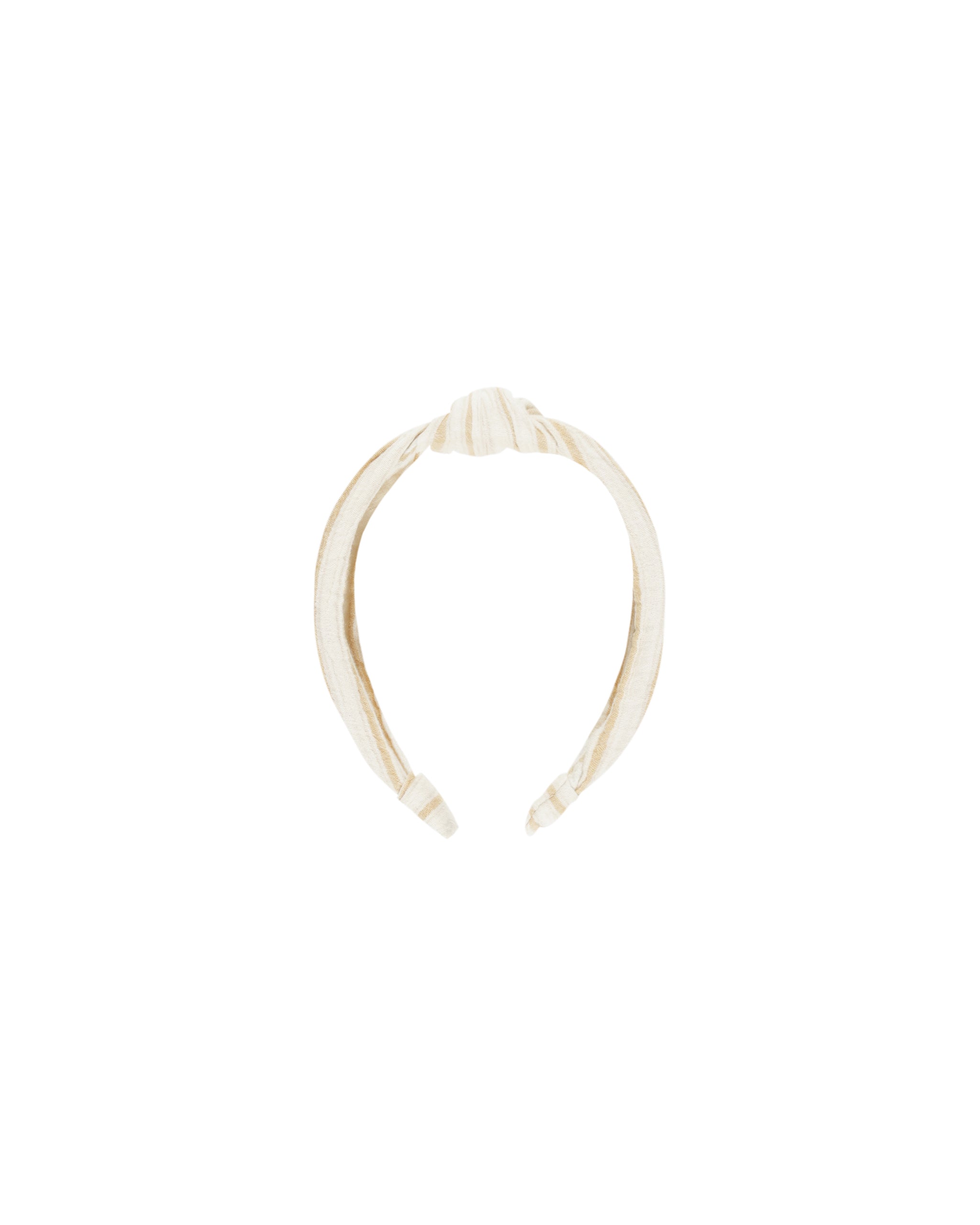 Rylee + Cru Knotted Headband - Marigold Stripe