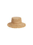Rylee + Cru Straw Bucket Hat - Straw