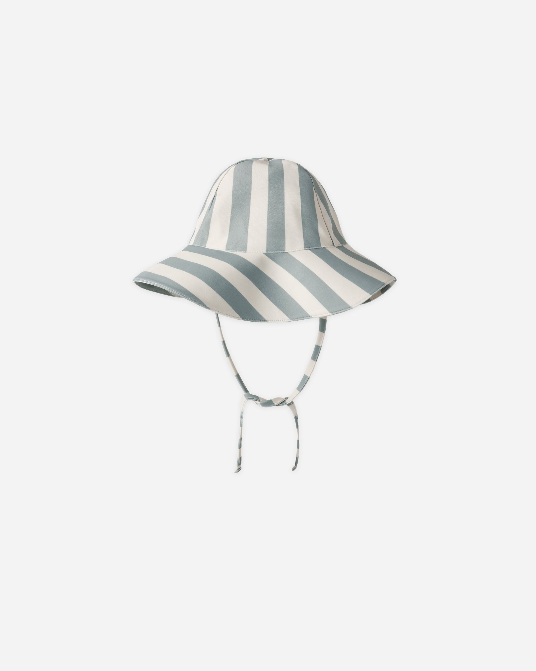 Rylee + Cru Floppy Swim Hat - Green Stripe