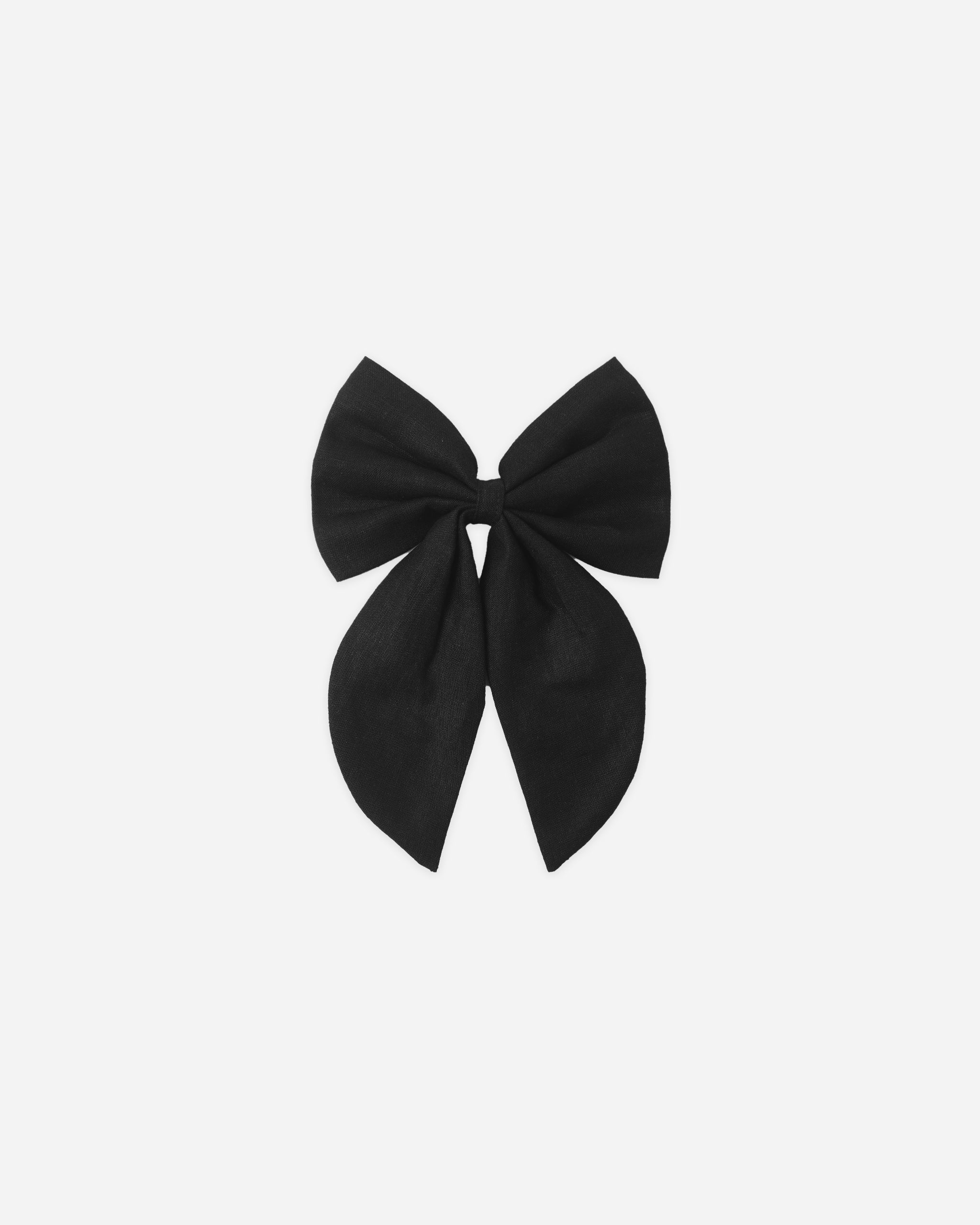 Rylee + Cru Oversized Bow - Black