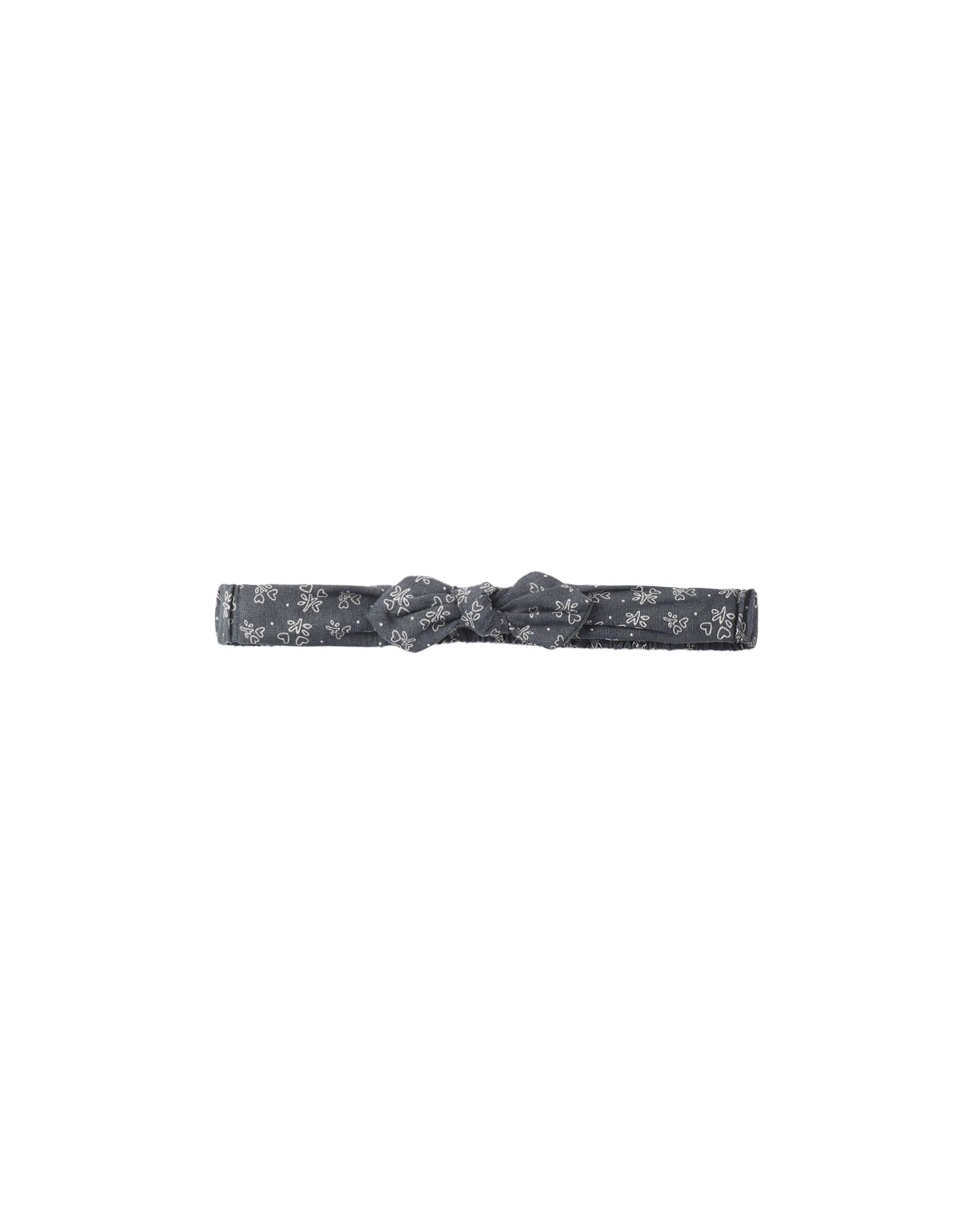 Rylee + Cru Baby Bow Headband - Heart Ditsy