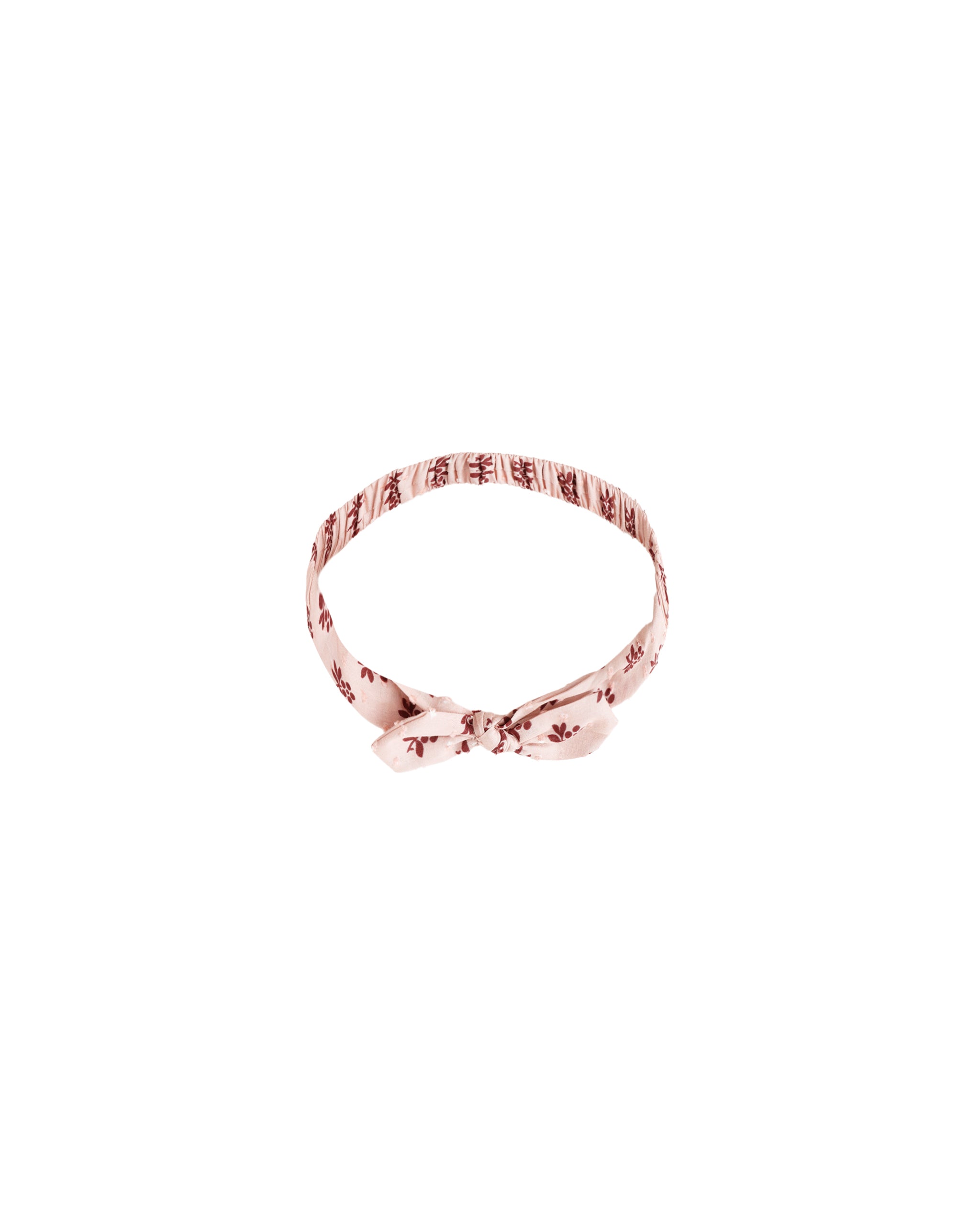 Rylee + Cru Baby Bow Headband - Blush Fleur