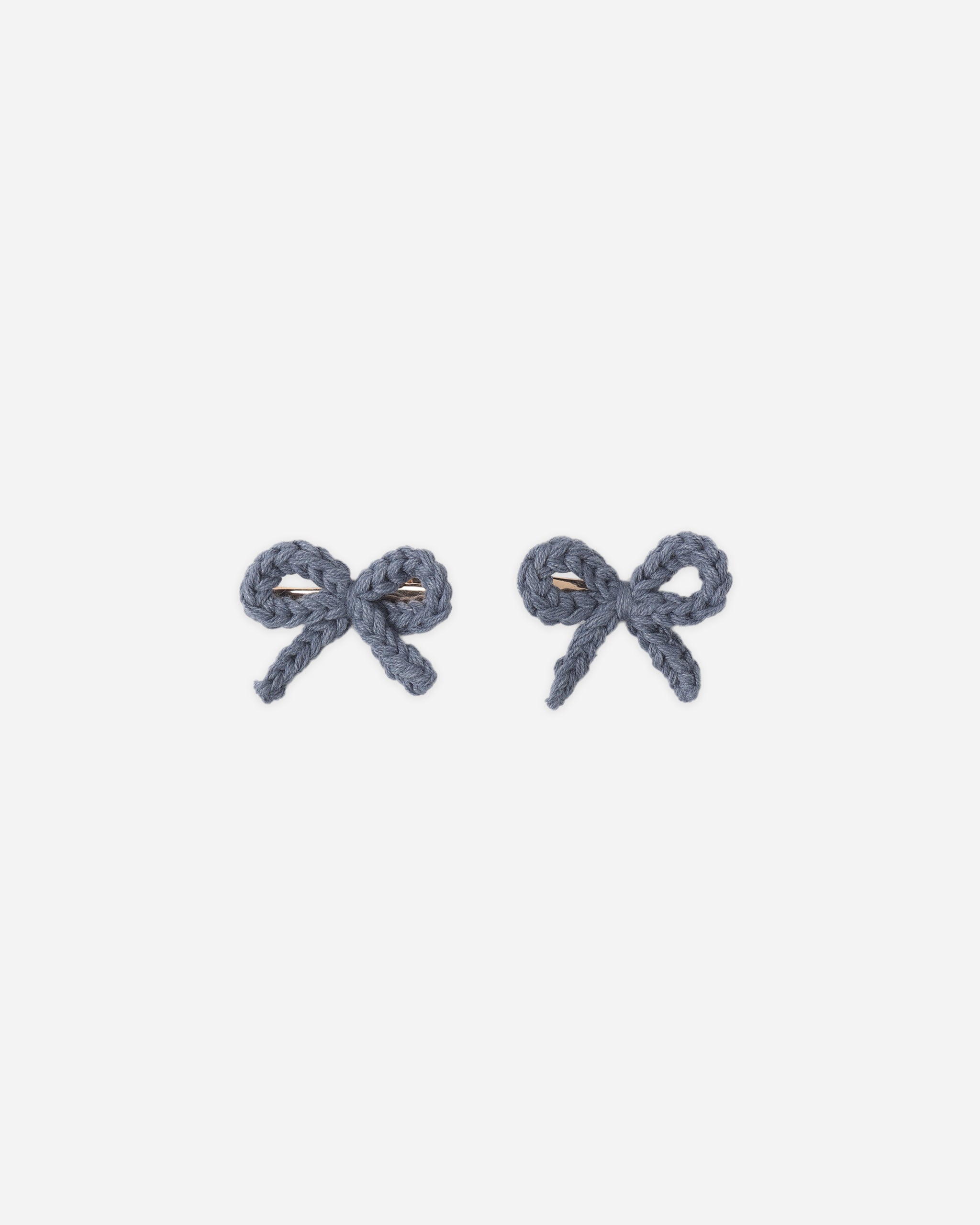 Rylee + Cru Crochet Bow Clip - Marine