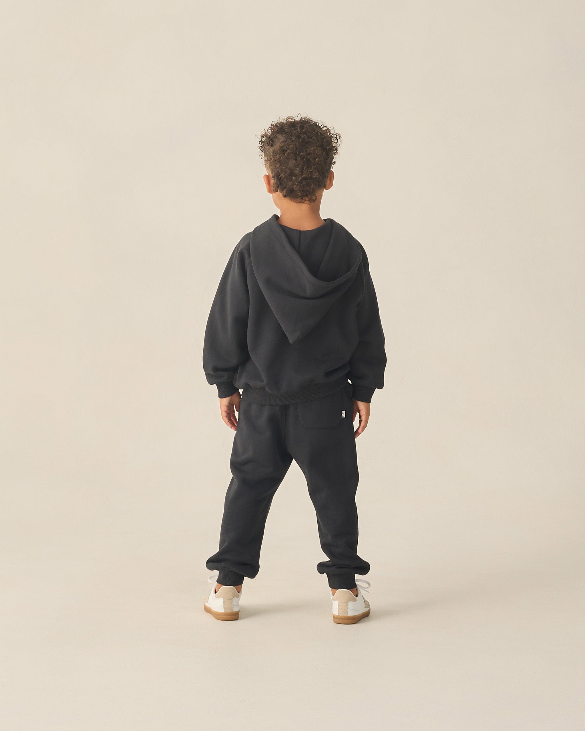 Rylee + Cru Play X Play Zip Raglan Hoodie - Black