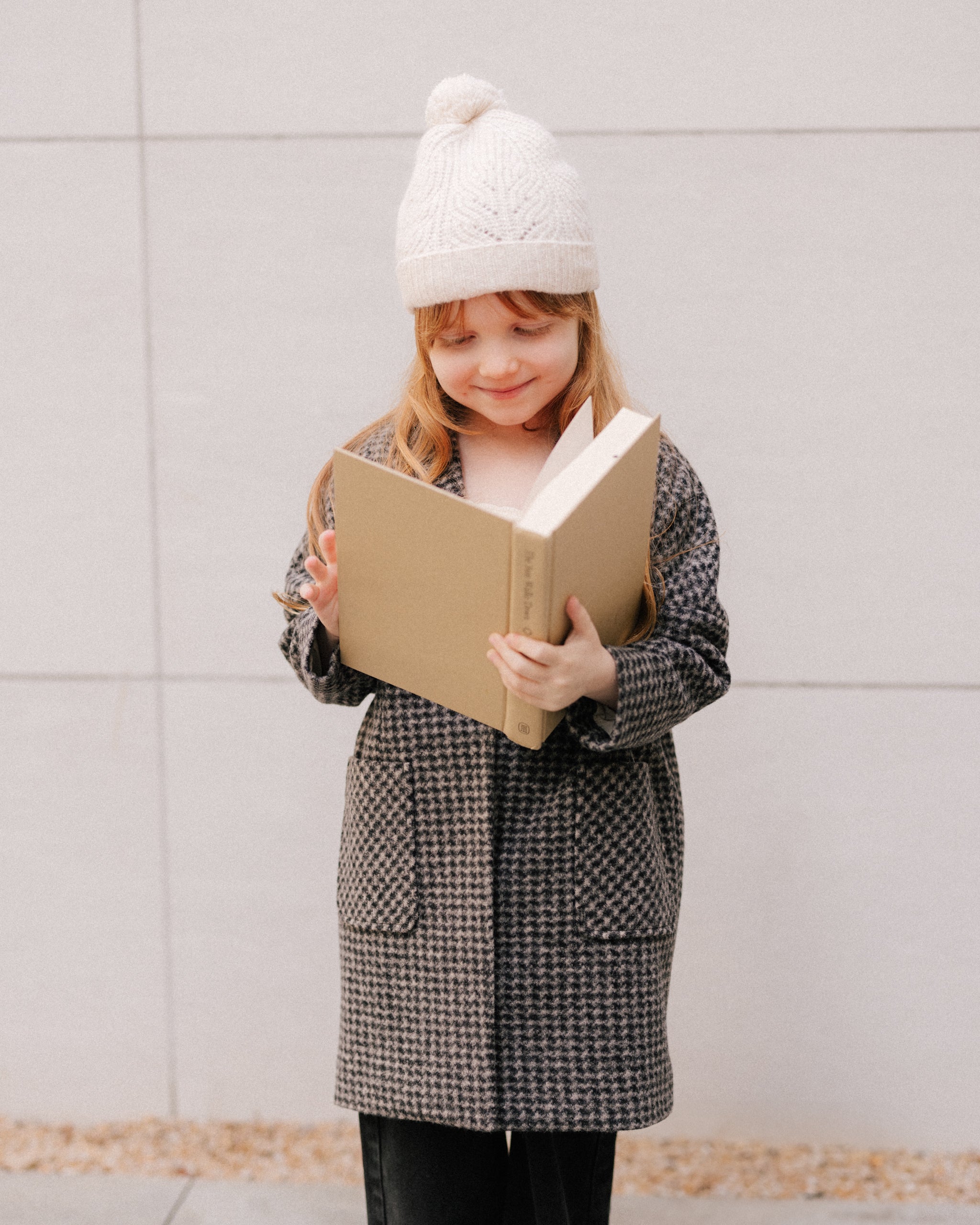 Rylee + Cru Longline Coat - Micro Check