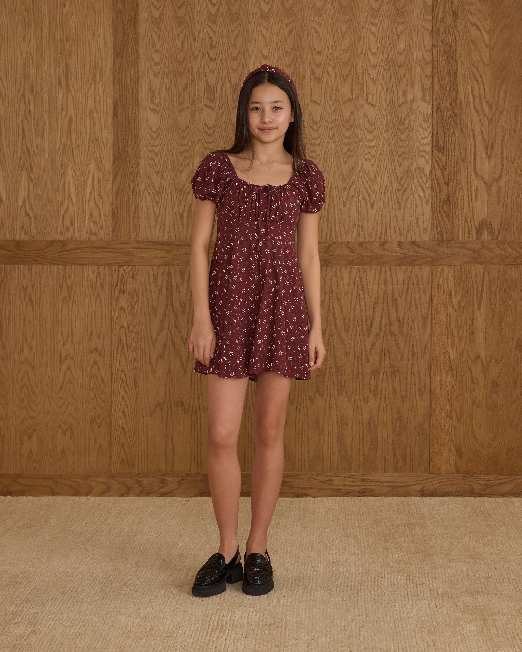 Rylee + Cru Teen Ivy Dress - Harvest Berry