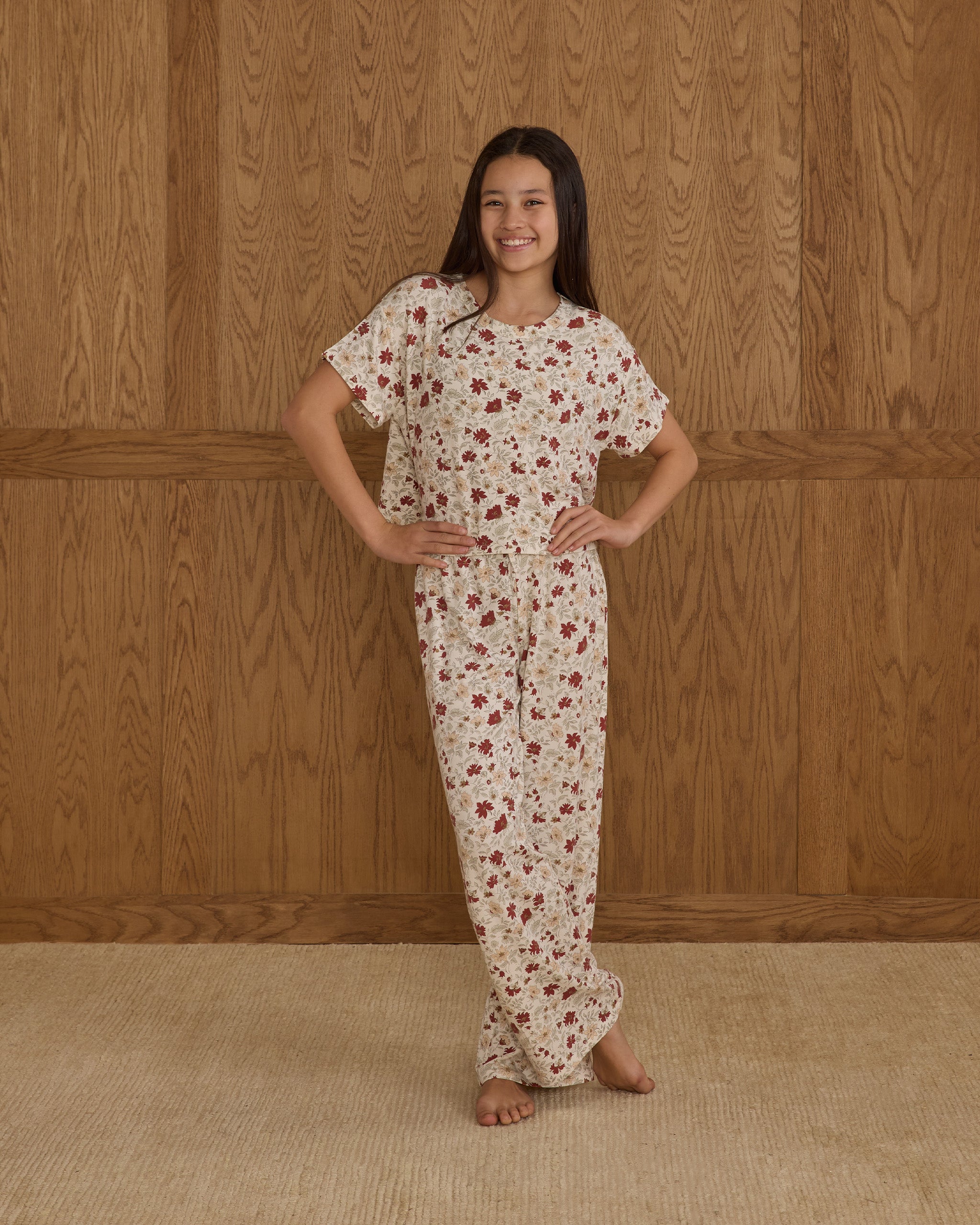 Rylee + Cru Teen Ruthie Set - Holiday Floral
