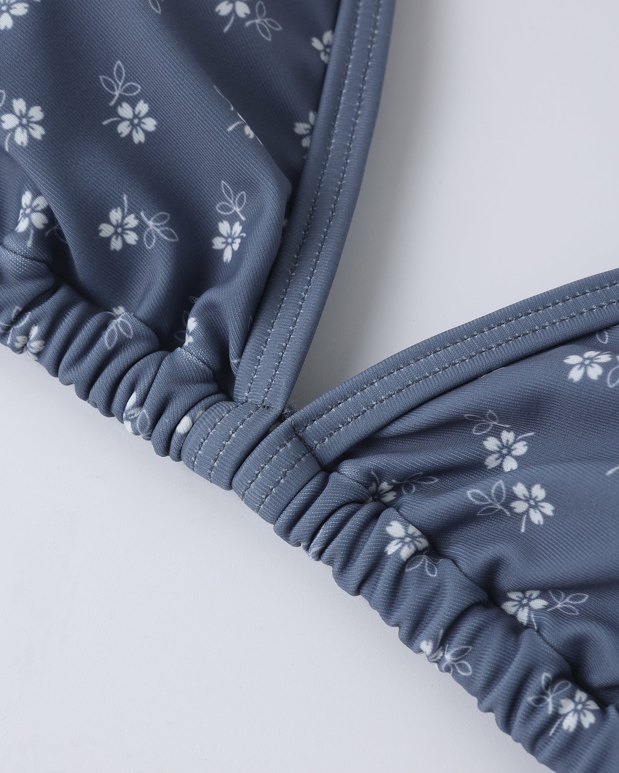 Rylee + Cru Teen Triangle Bikini Set - Ditsy