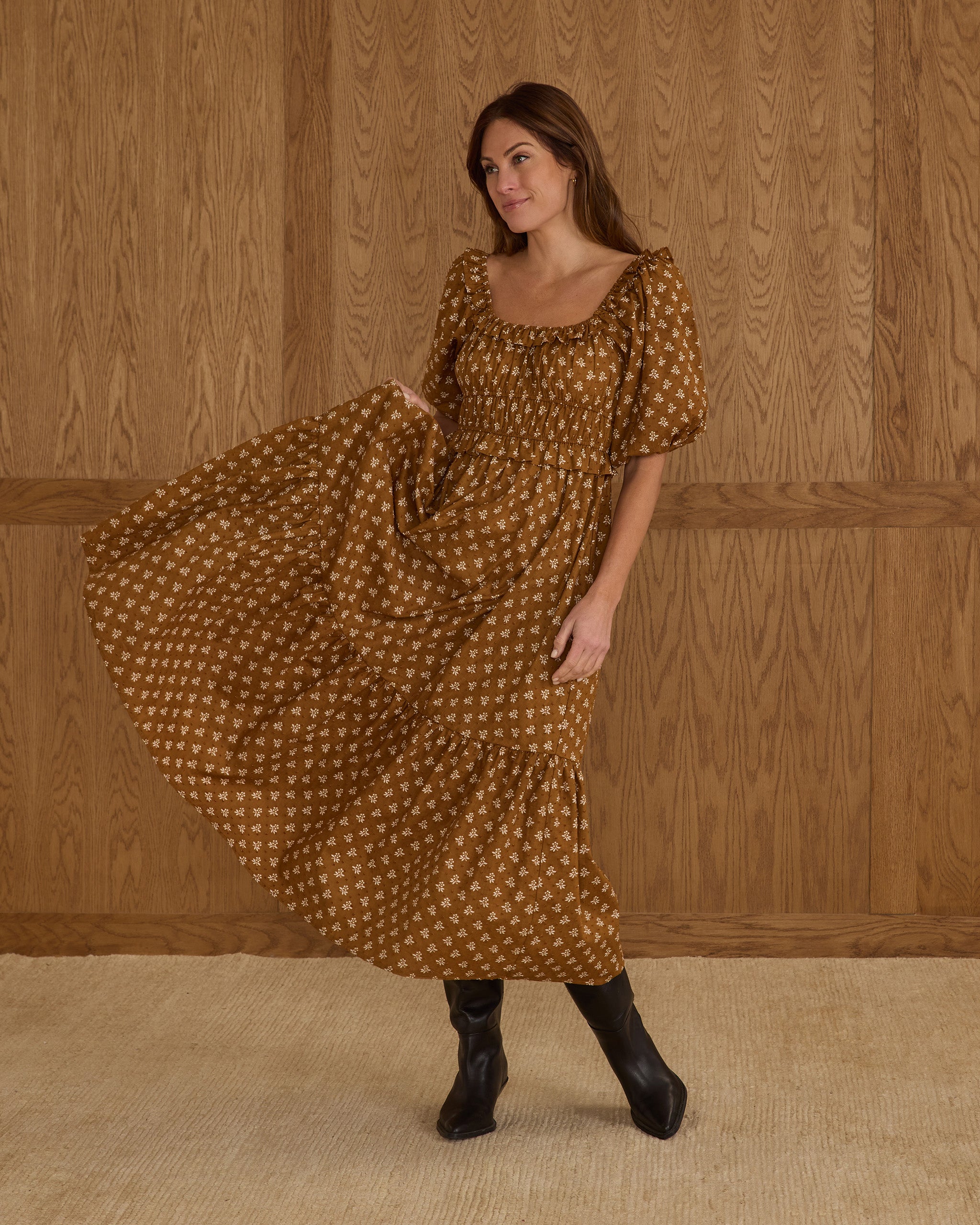 Rylee + Cru Women Tenley Dress - Golden Fleur