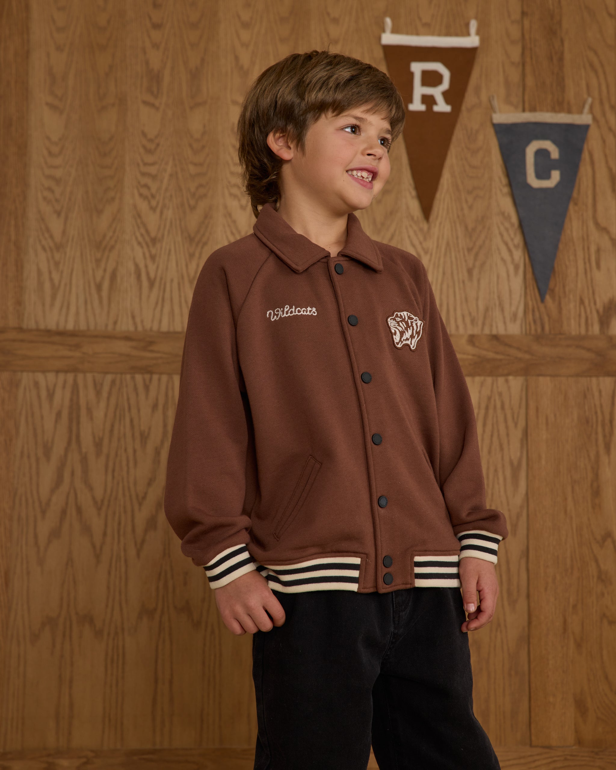 Rylee + Cru French Terry Bomber - West Coast Wildcats