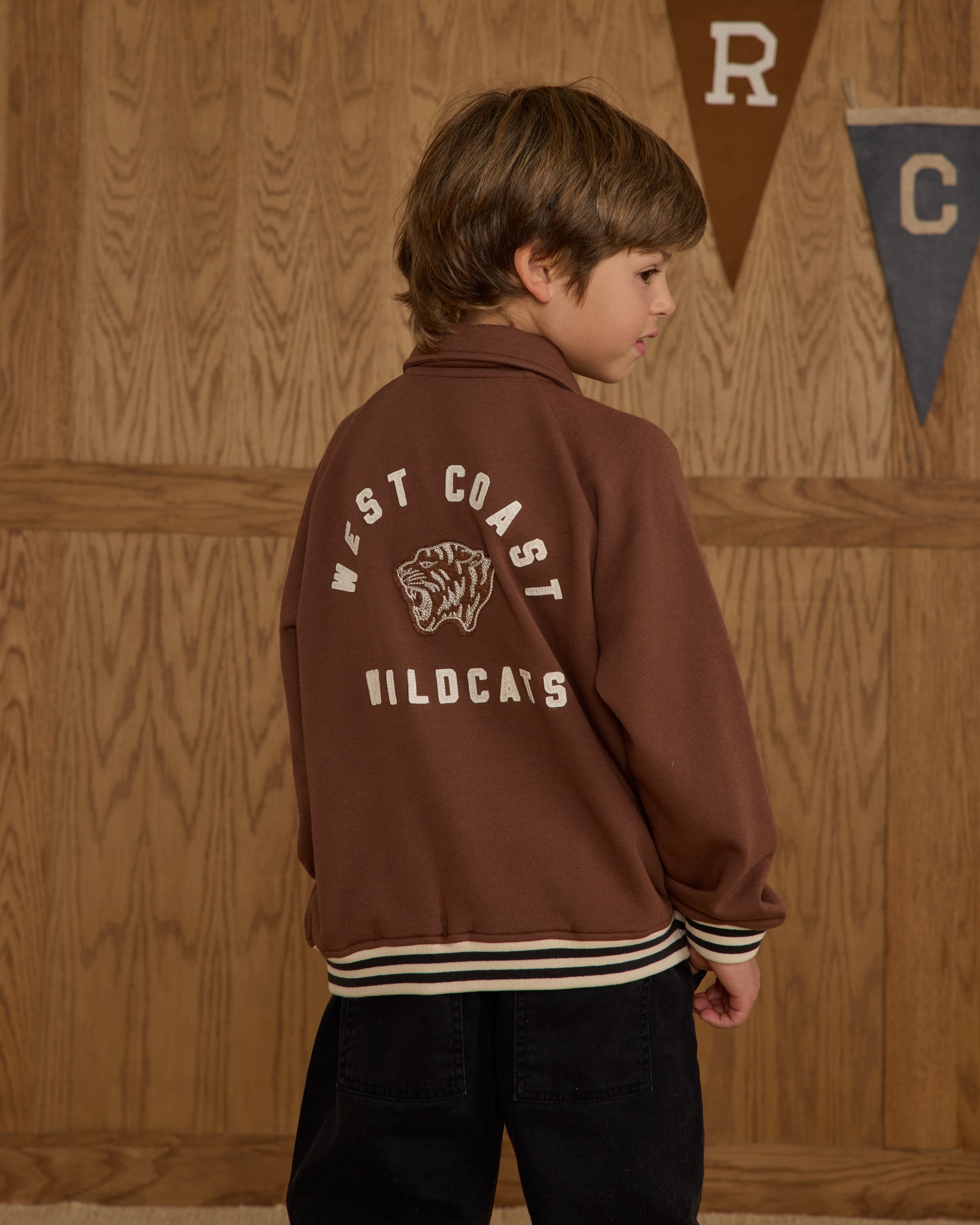Rylee + Cru French Terry Bomber - West Coast Wildcats