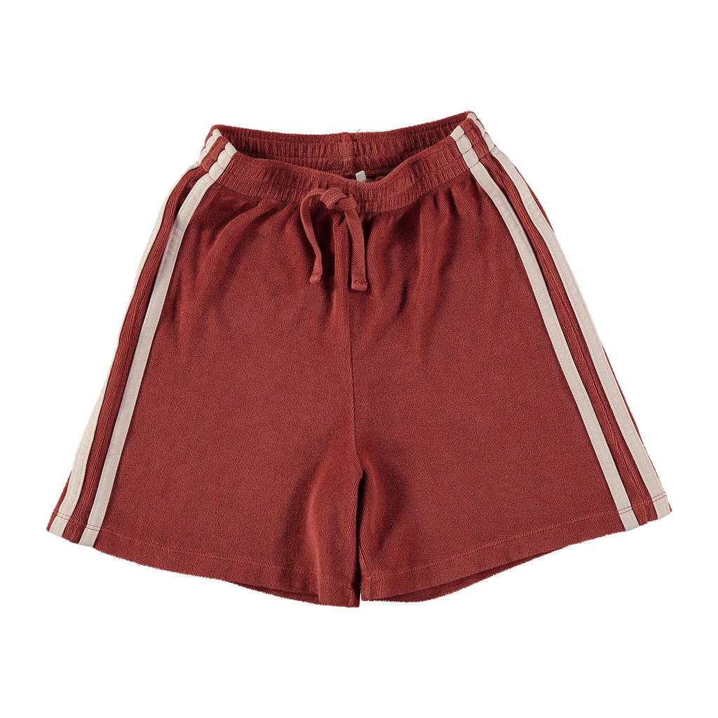Tocoto Vintage Terry Shorts With Side Stripes