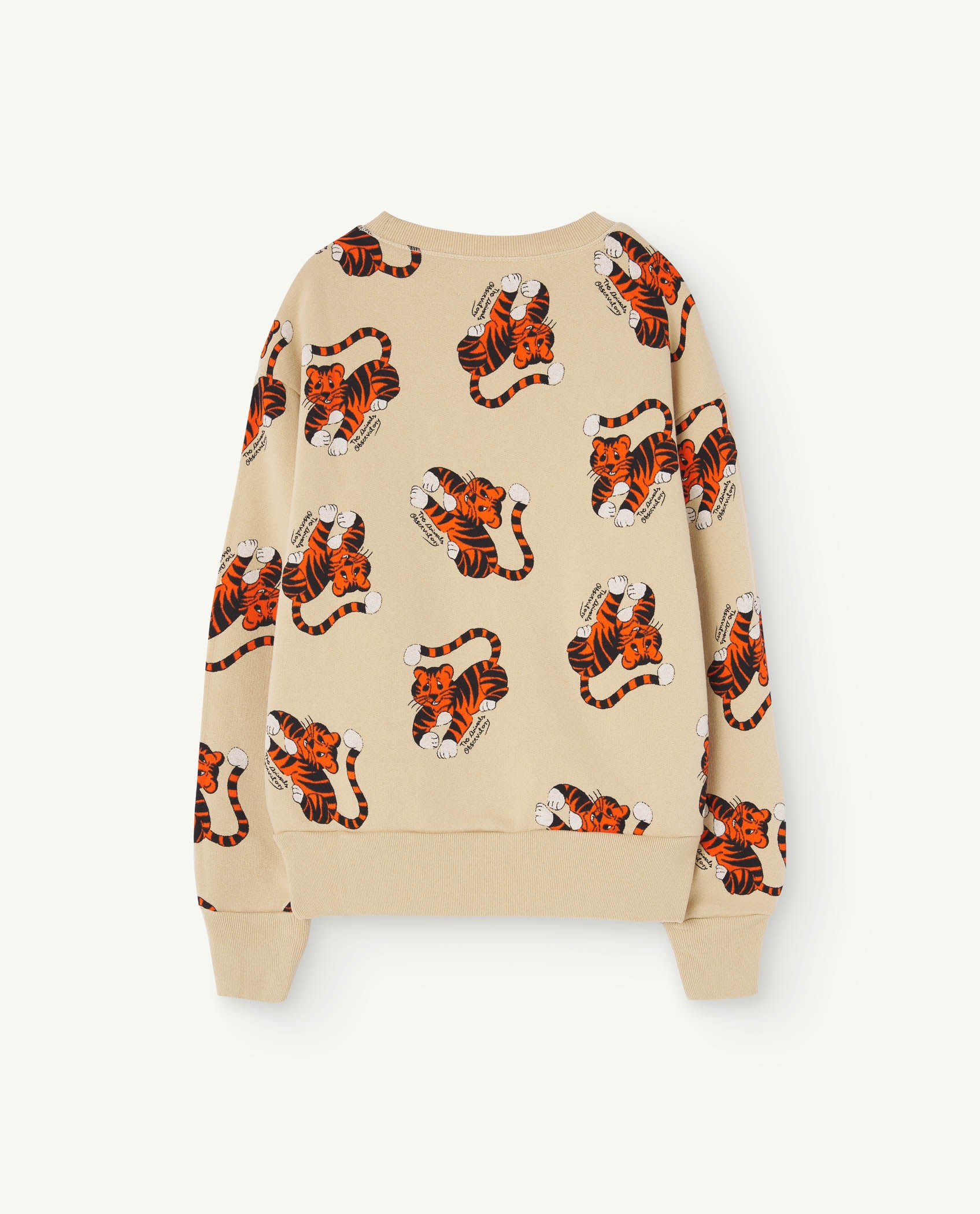 The Animals Observatory Bear Kids Sweatshirt - Beige Tiger