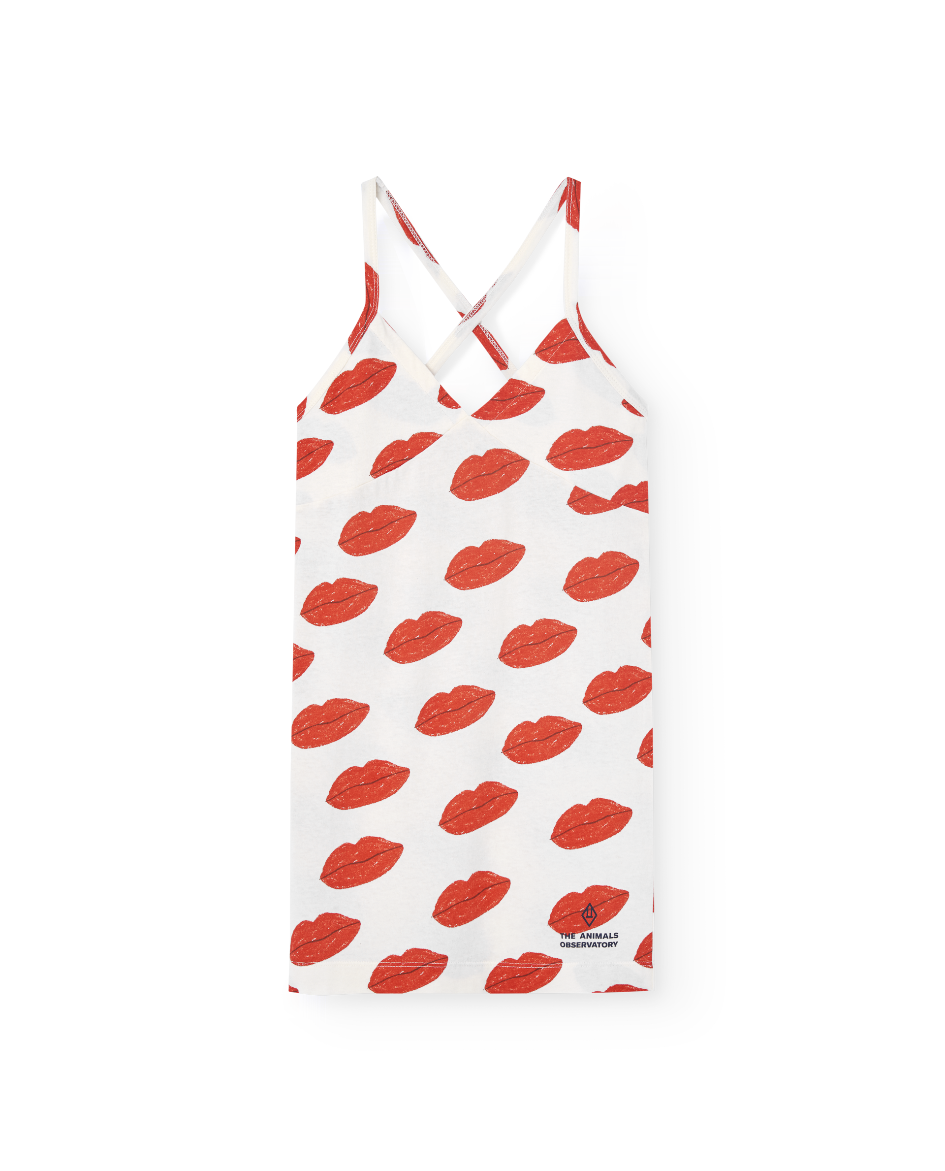The Animals Observatory Otter Kid Mini Dress - White