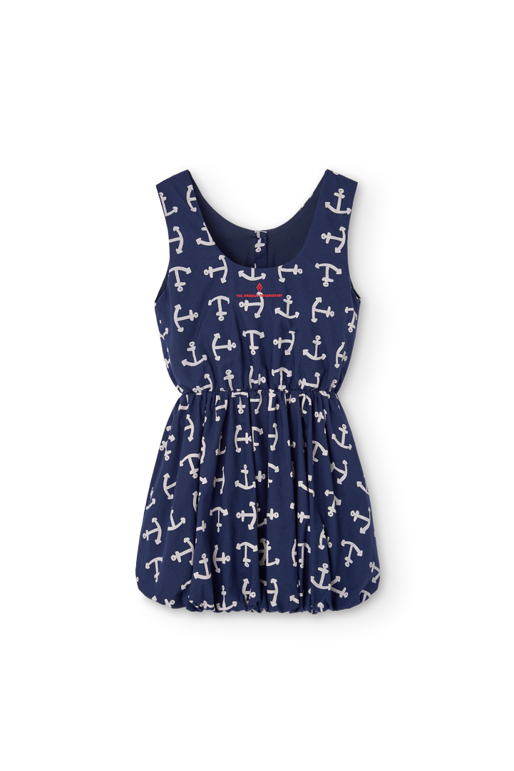 The Animals Observatory Flamingo Dress - Deep Blue