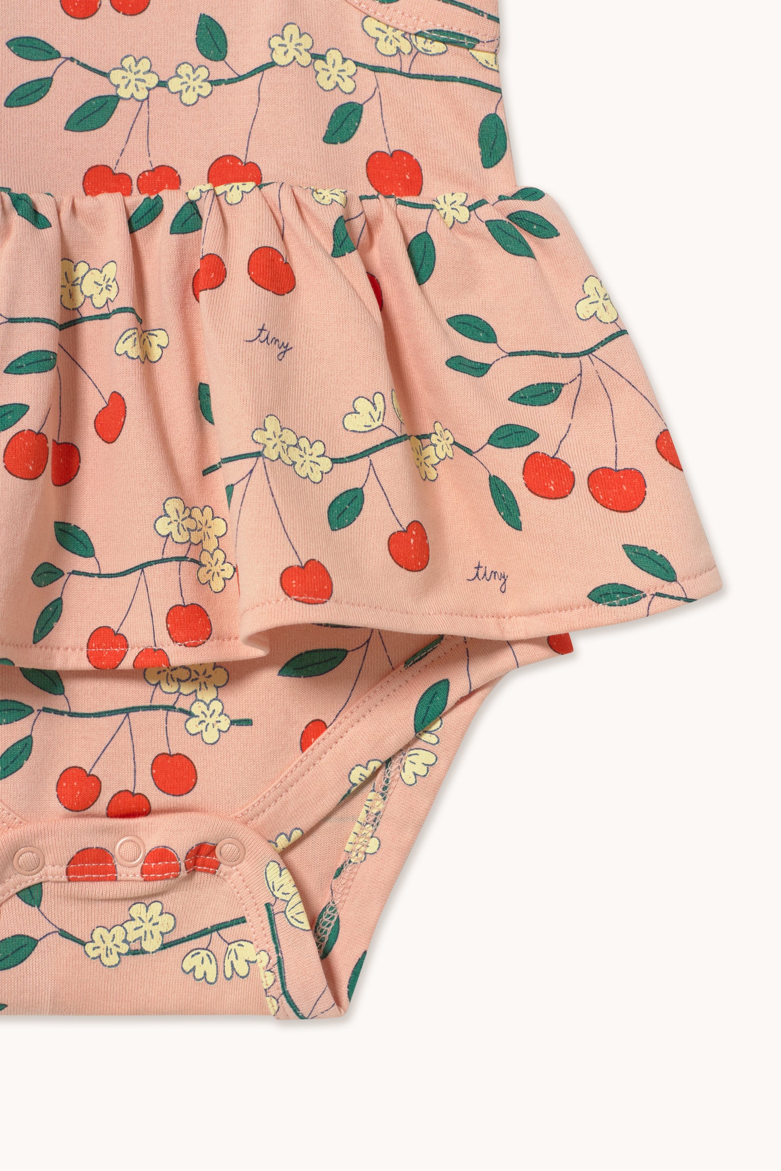 Tiny Cottons Cherry Trees Body - Wild Rose