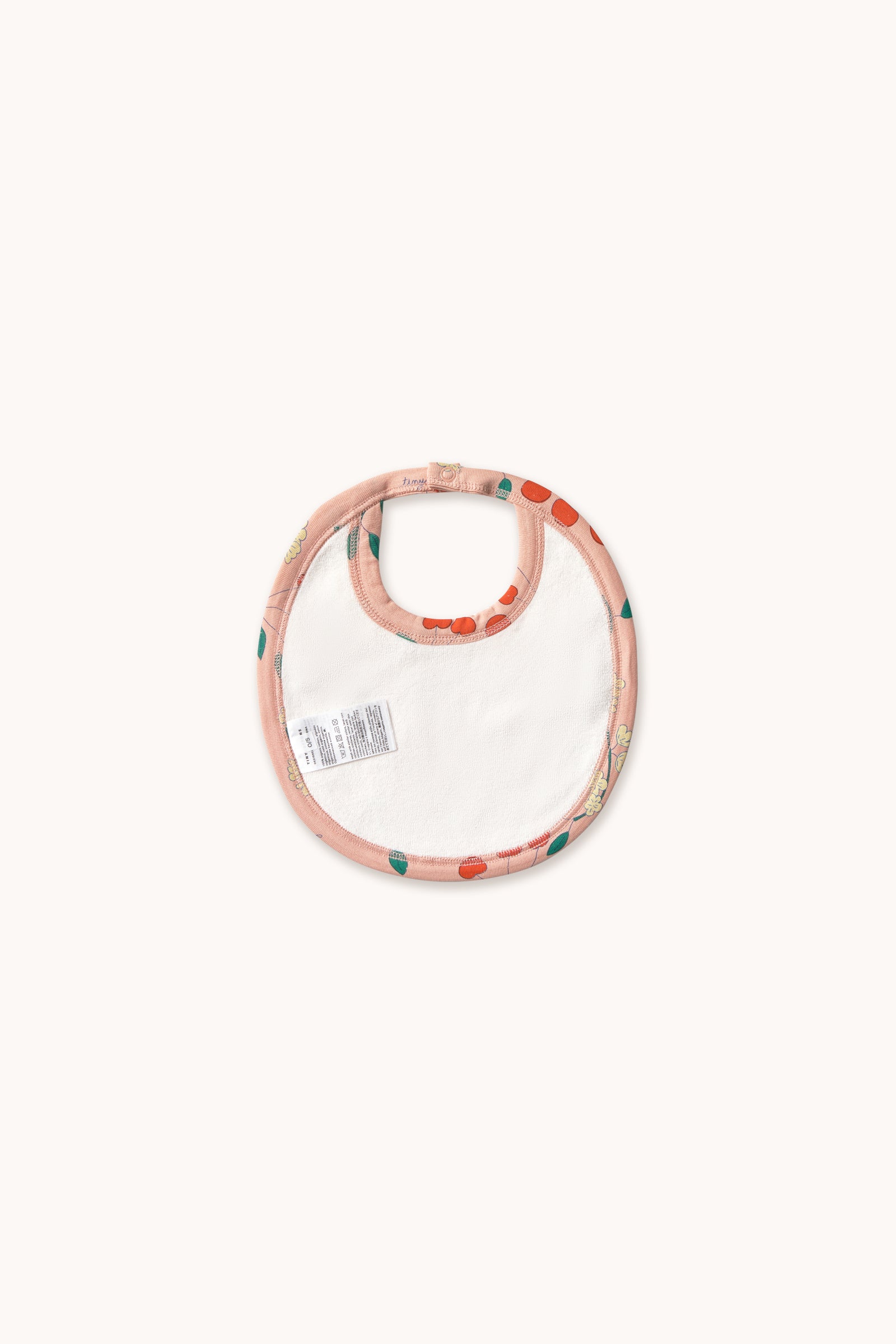 Tiny Cottons Cherry Trees Bib - Wild Rose