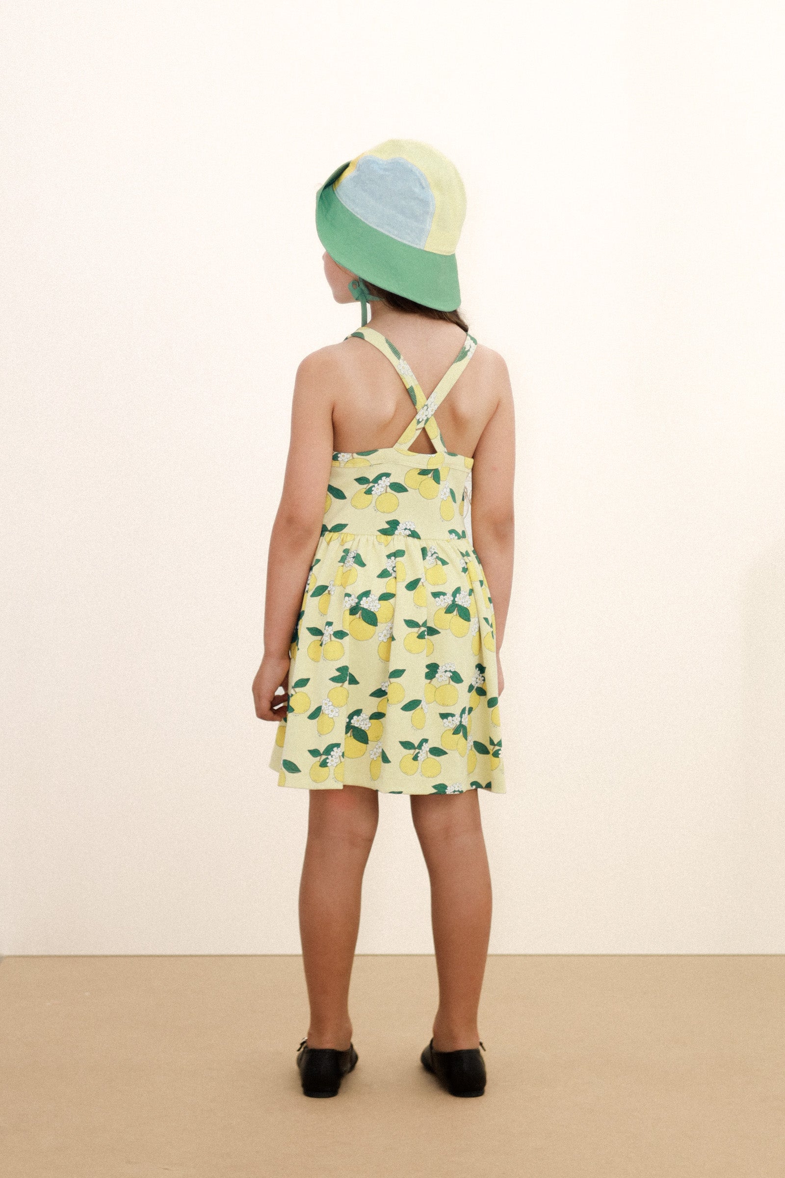 Tiny Cottons Oranges Dress - Mellow Yellow