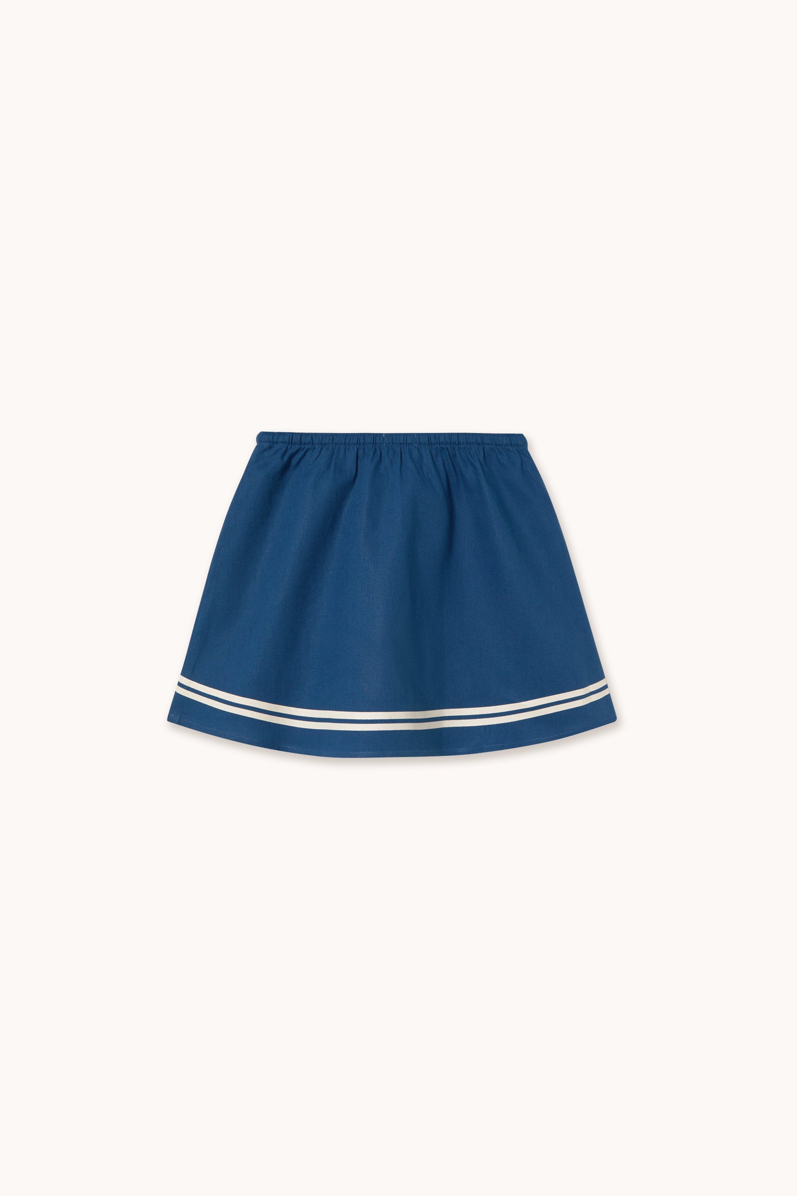 Tiny Cottons Stripes Woven Skirt - Light Navy