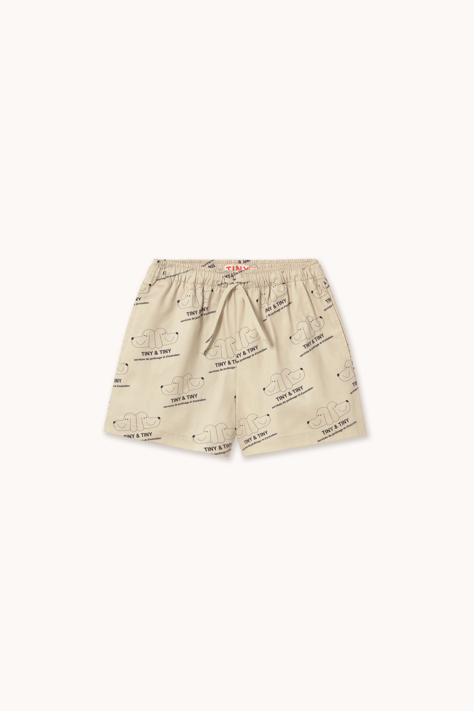 Tiny Cottons Tiny & Tiny Twill Shorts - Dark Vanilla