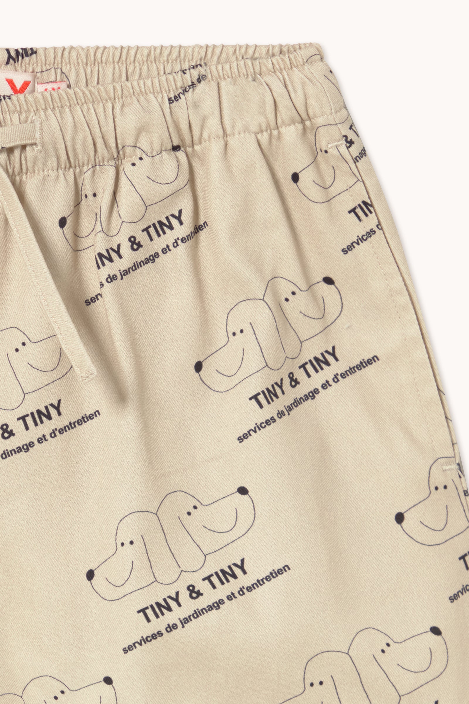 Tiny Cottons Tiny & Tiny Twill Shorts - Dark Vanilla