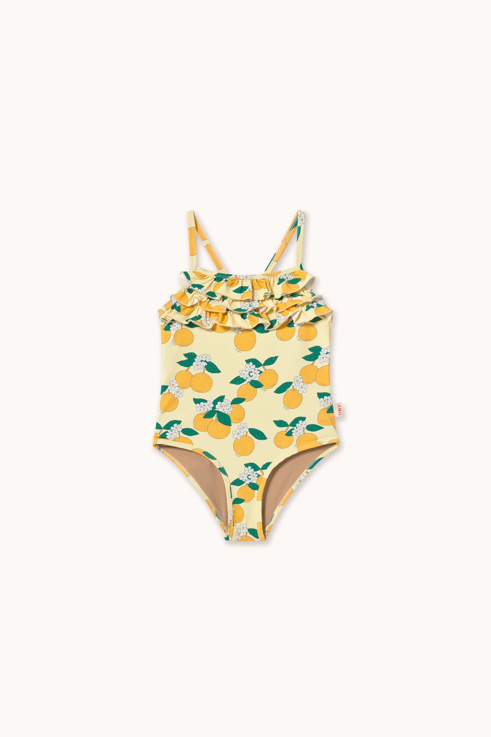 Tiny Cottons Oranges Swimsuit - Pastel Yellow