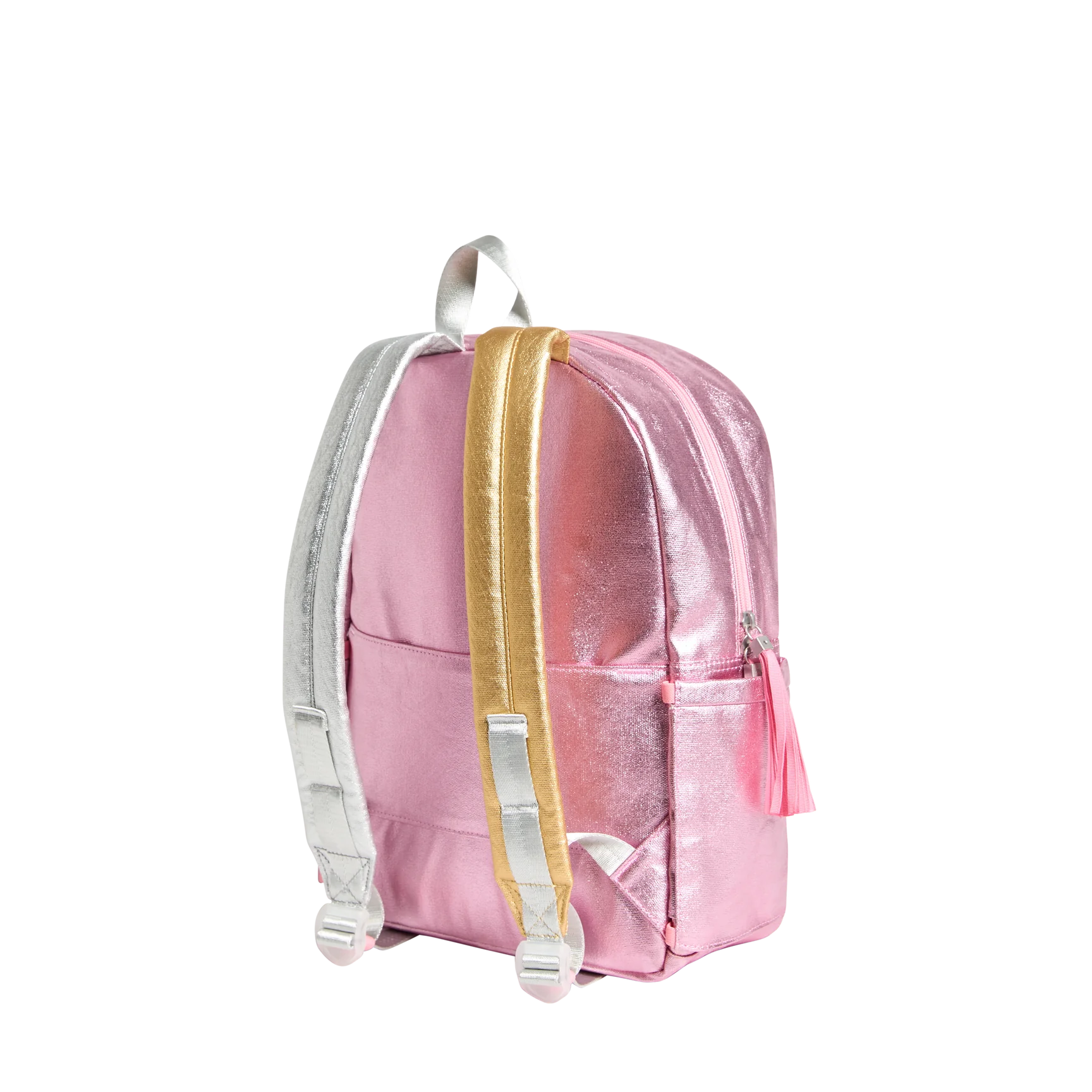 State Bags Kane Kids Backpack - Metallic Pink / Silver