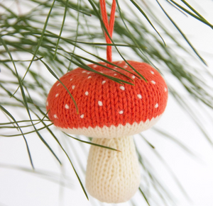 Bla Bla Holiday Ornaments - Mushrooms
