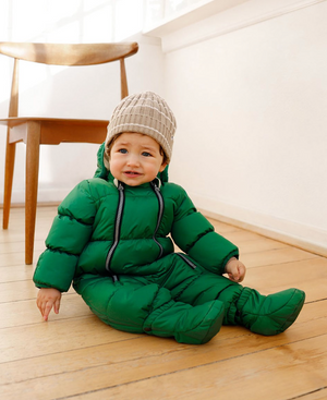 Molo Hebe Baby Snowsuit - Woodland Green