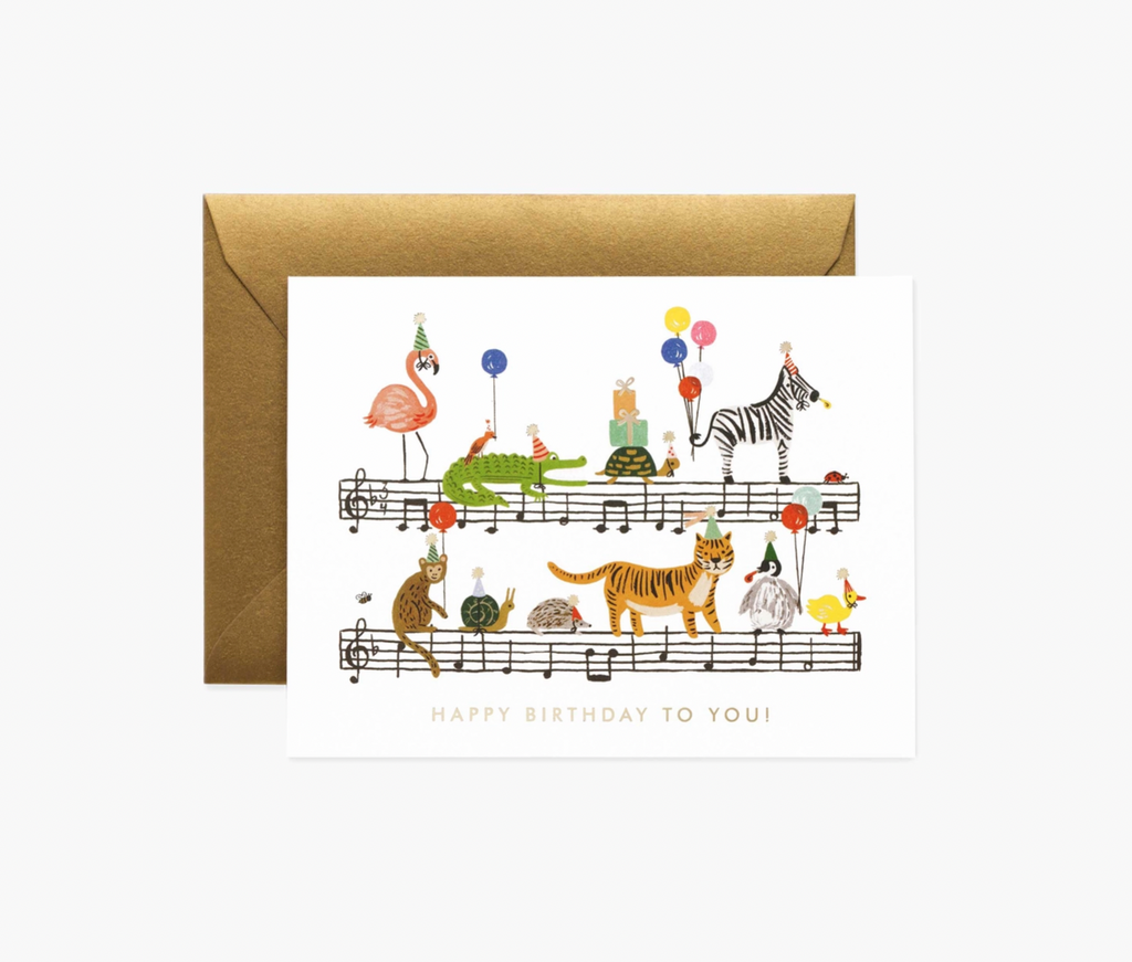 Rifle Paper Co. Happy Birthday Song Card