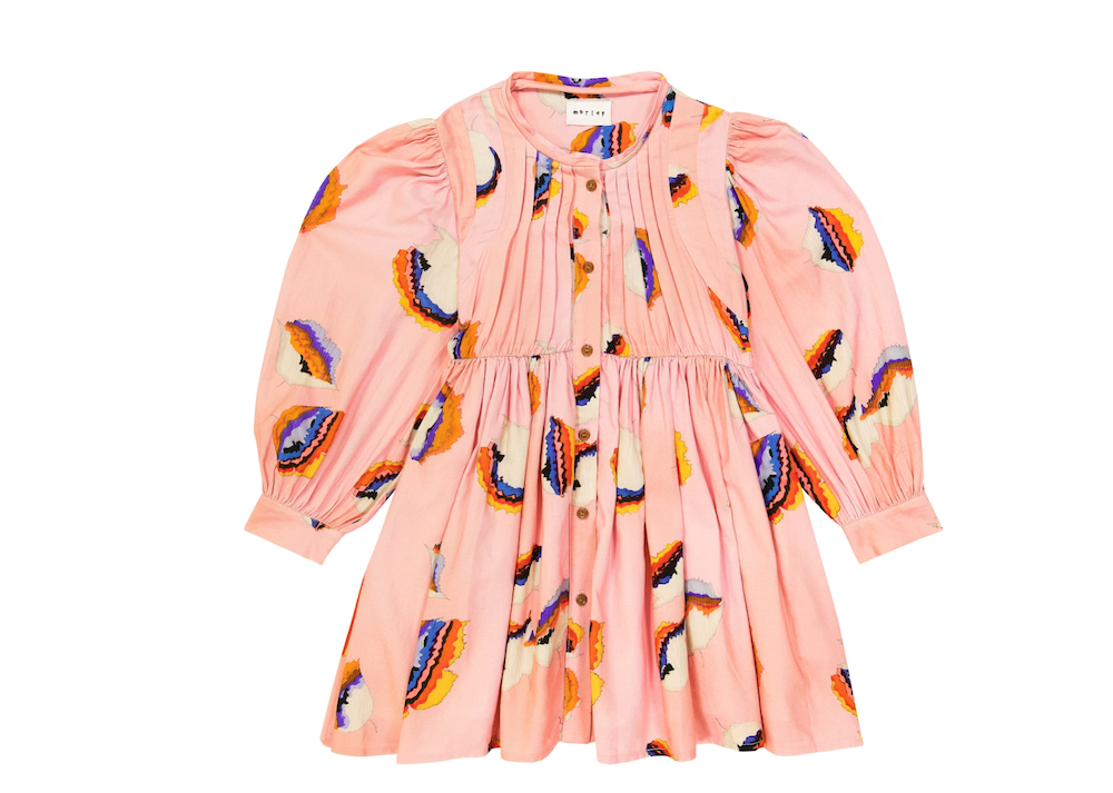 morley blush dress with pleats Morley Child West Dress Puma Blush Pink