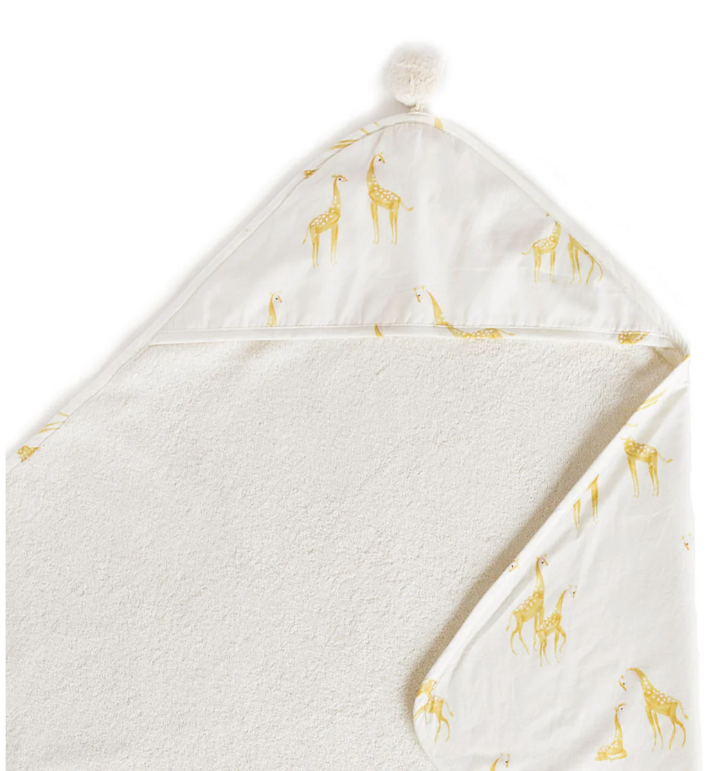 Petit Pehr Hooded Towel - Follow Me Giraffe