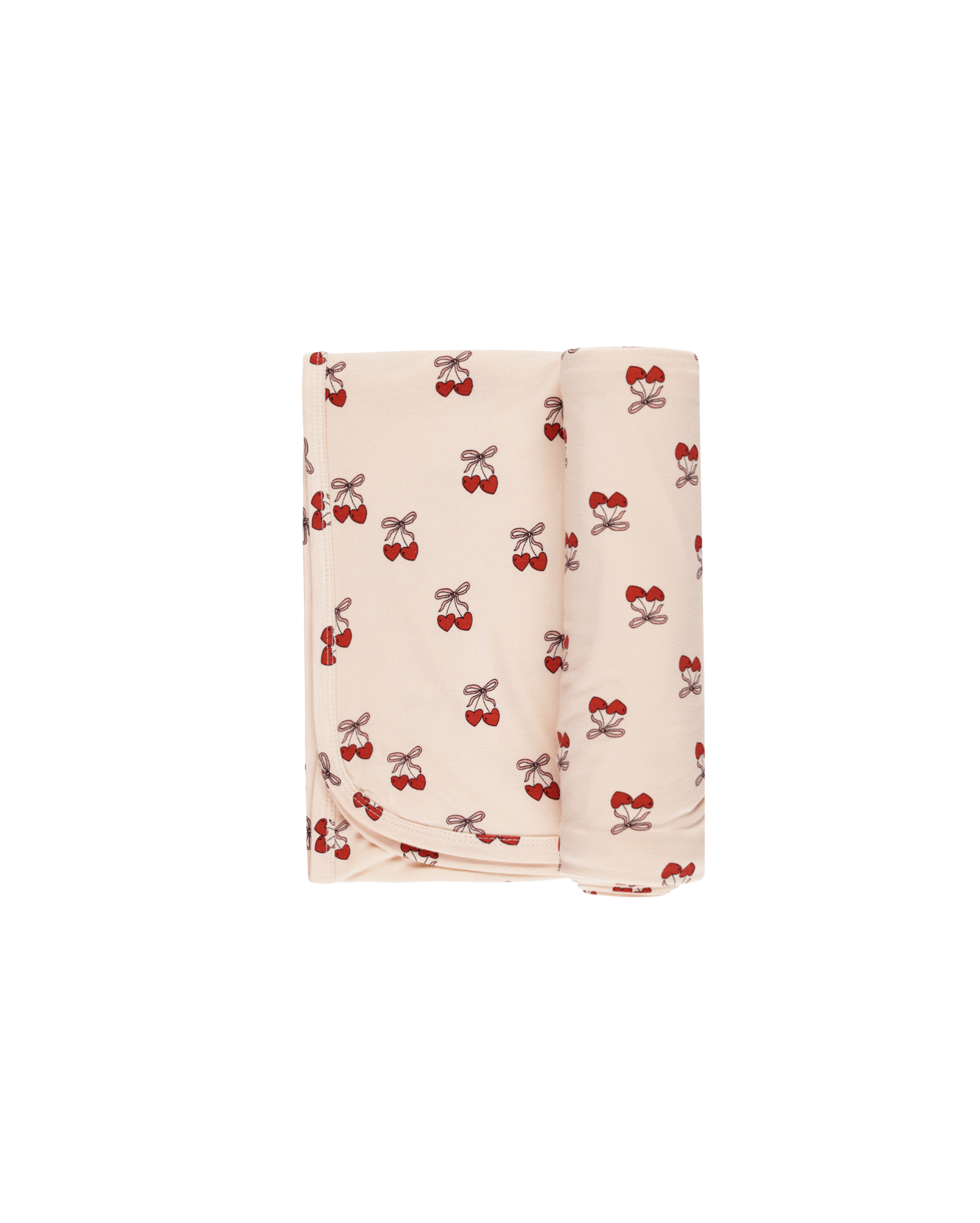 Quincy Mae Bamboo Swaddle & Knotted Hat - Mon Amour