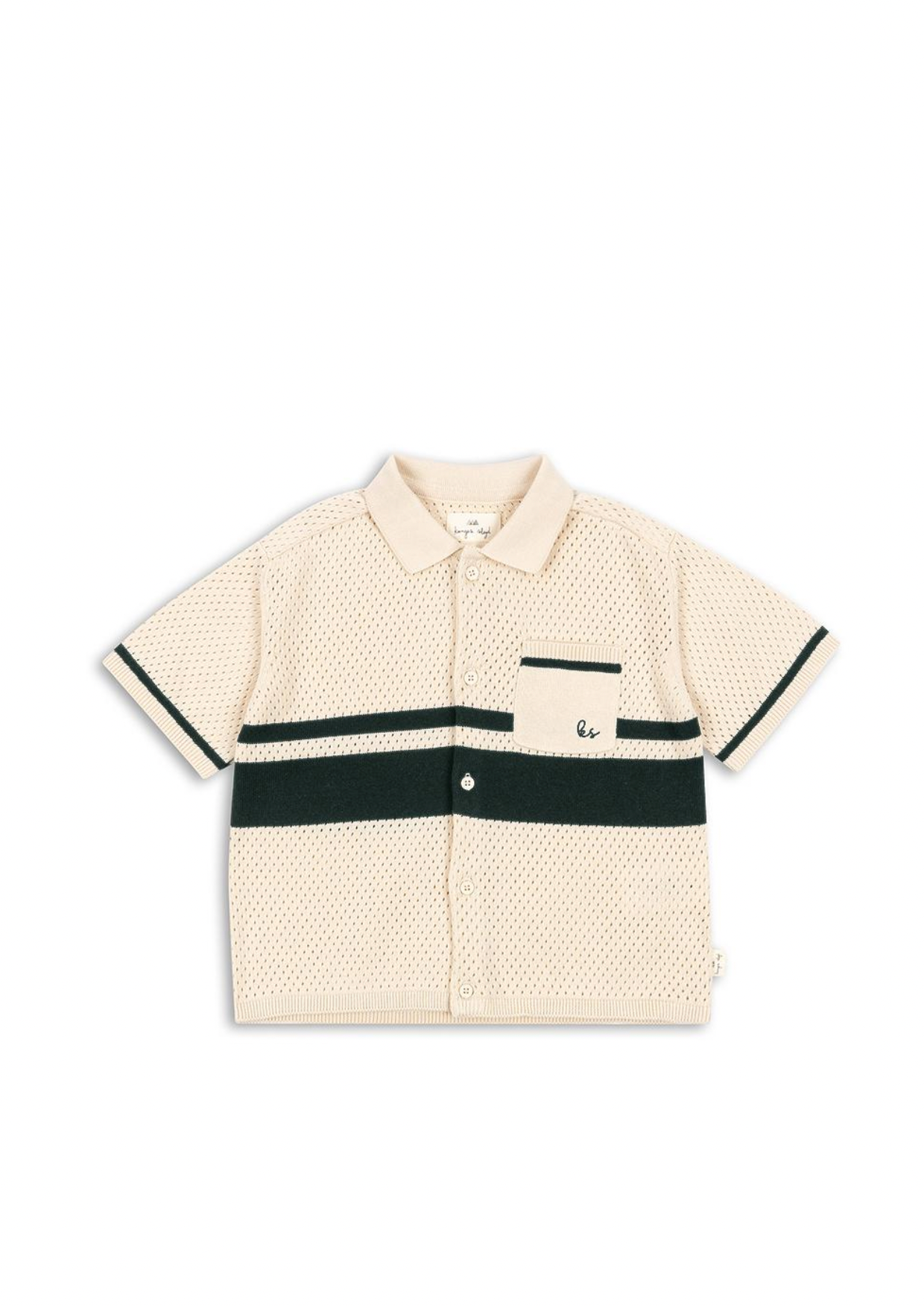 Konges Sløjd Hai Knit Shirt GOTS - Pine Grove