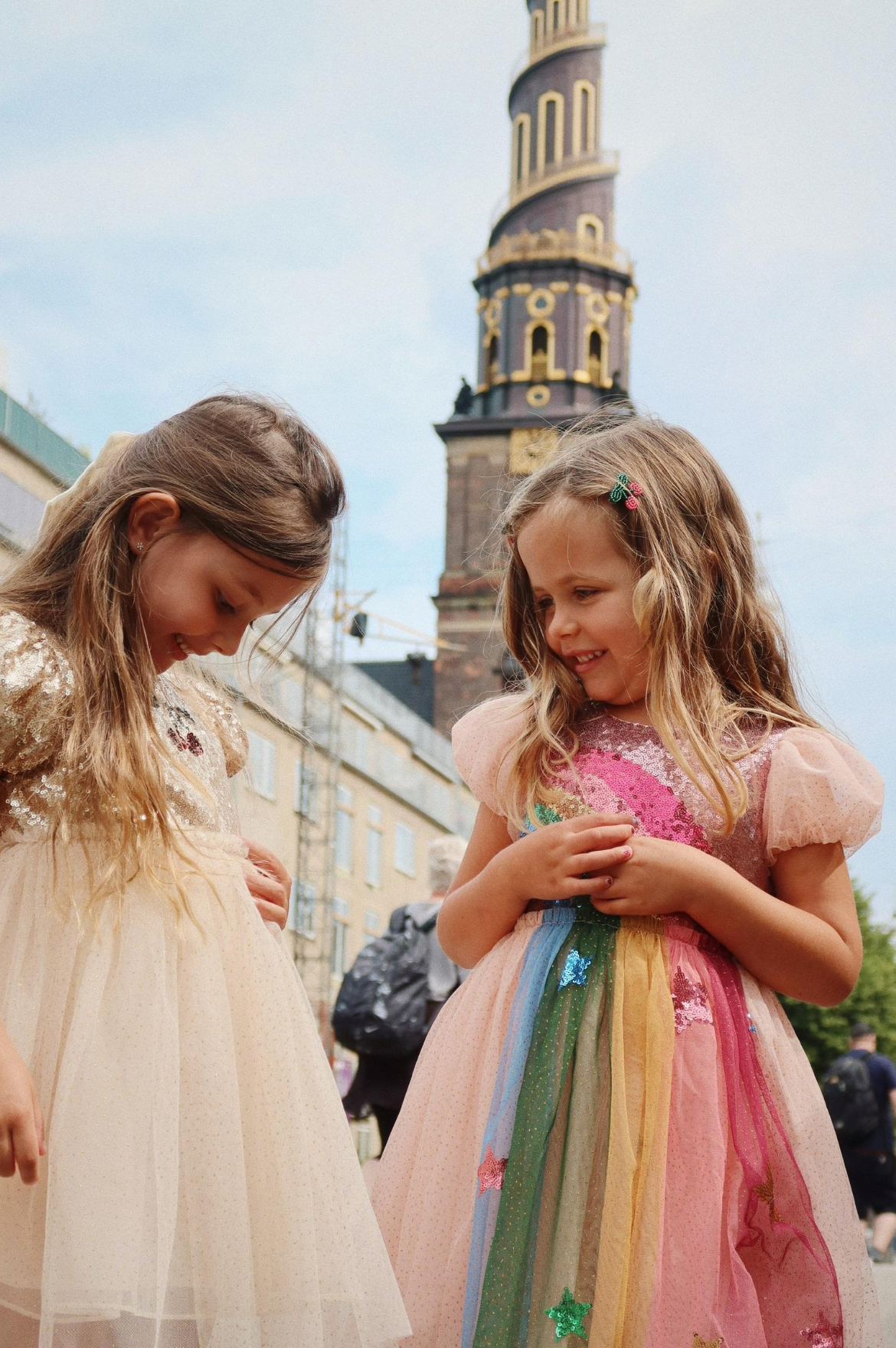 Konges Sløjd Odette Rainbow Dress - Evening Sand