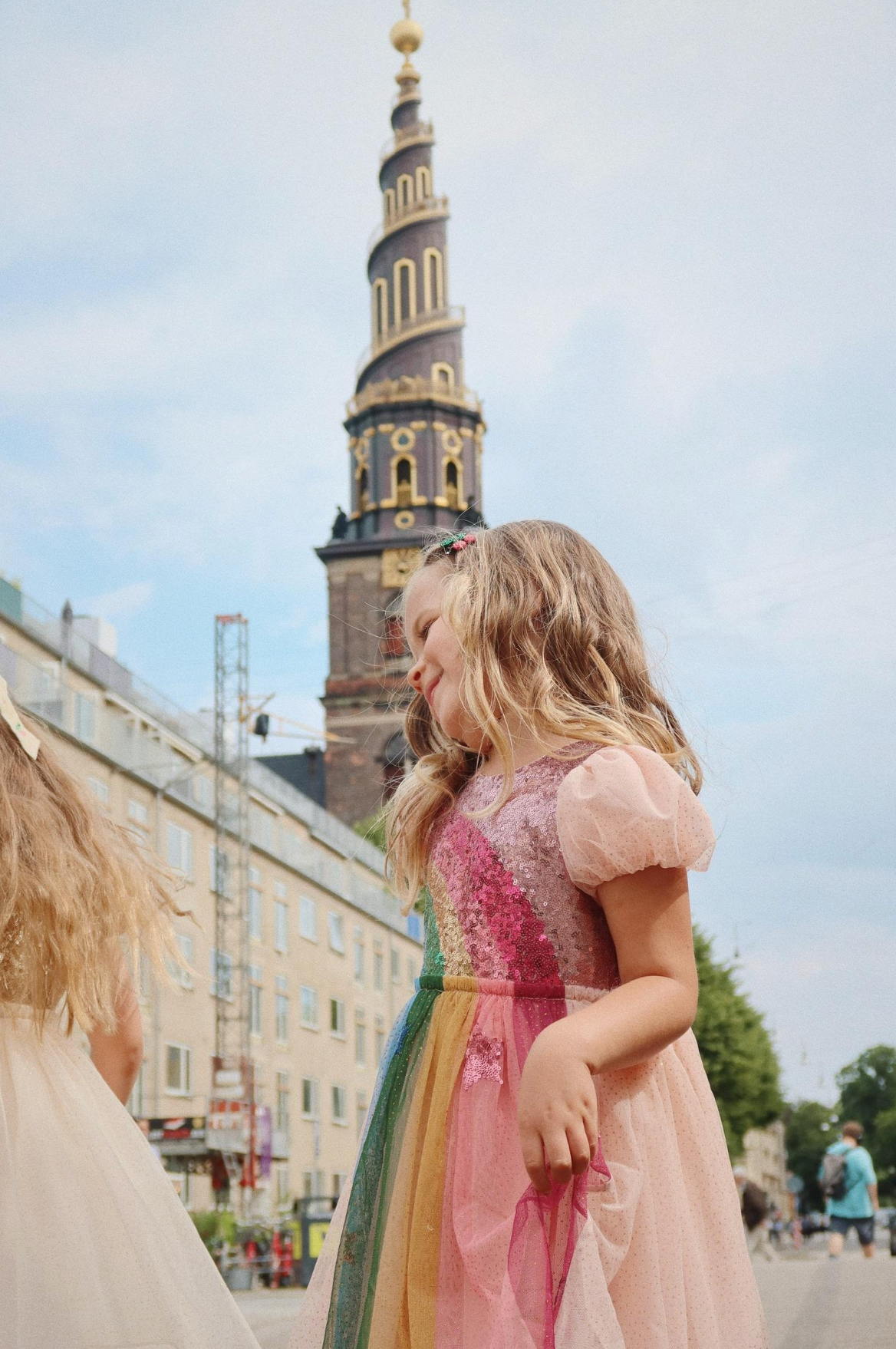 Konges Sløjd Odette Rainbow Dress - Evening Sand