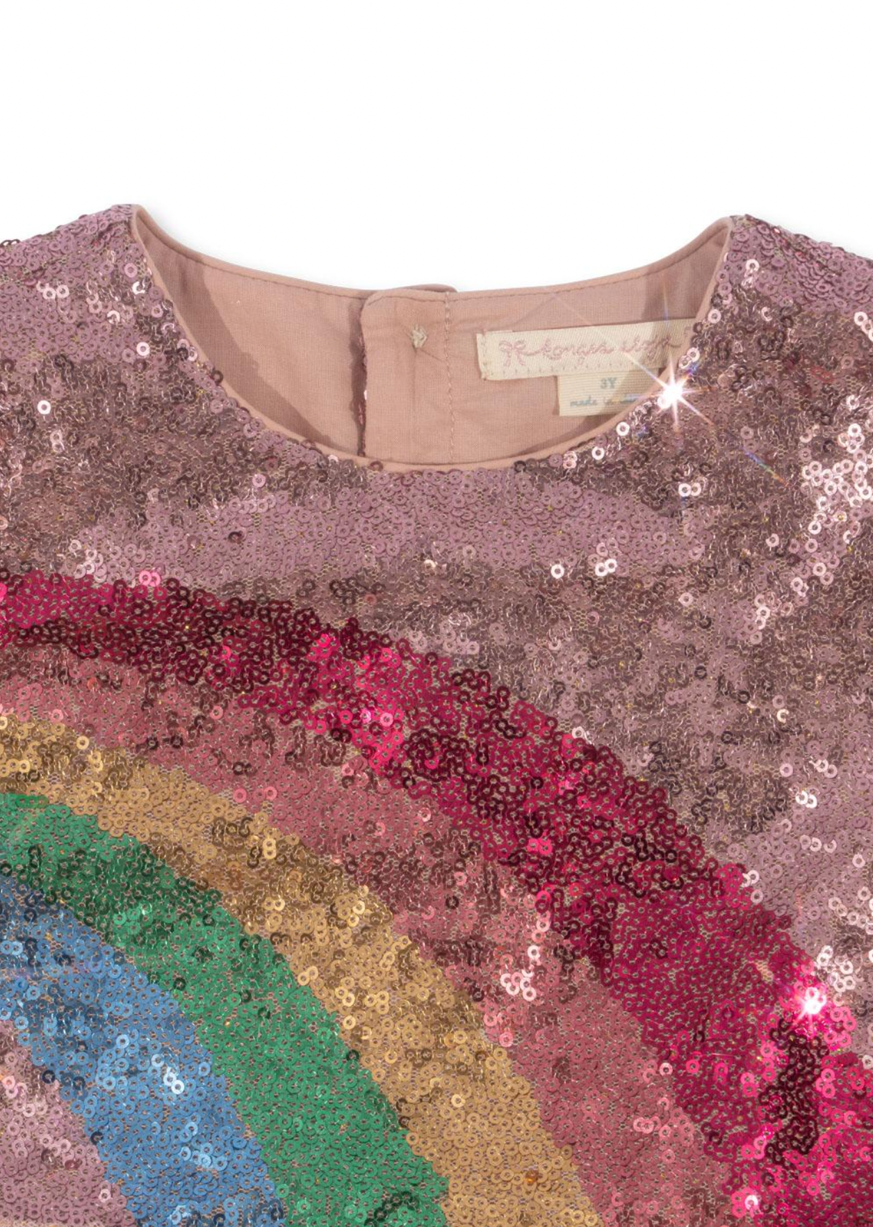 Konges Sløjd Odette Rainbow Dress - Evening Sand