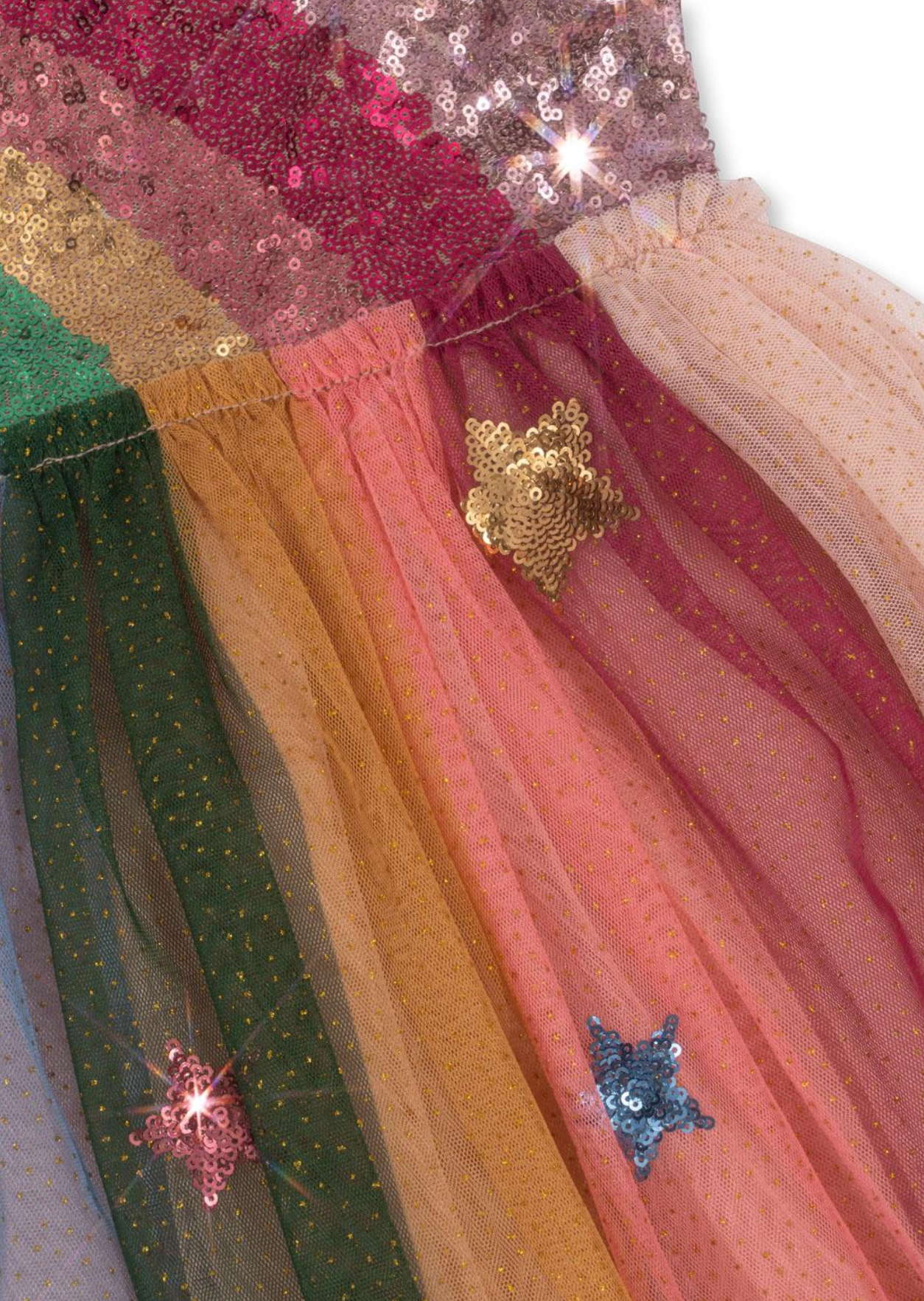 Konges Sløjd Odette Rainbow Dress - Evening Sand