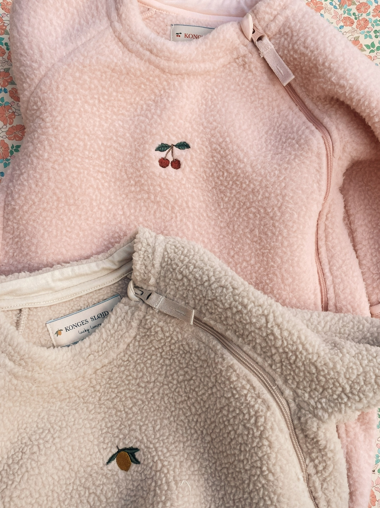 Konges Sløjd Safa Onesie Grs - Rose Smoke
