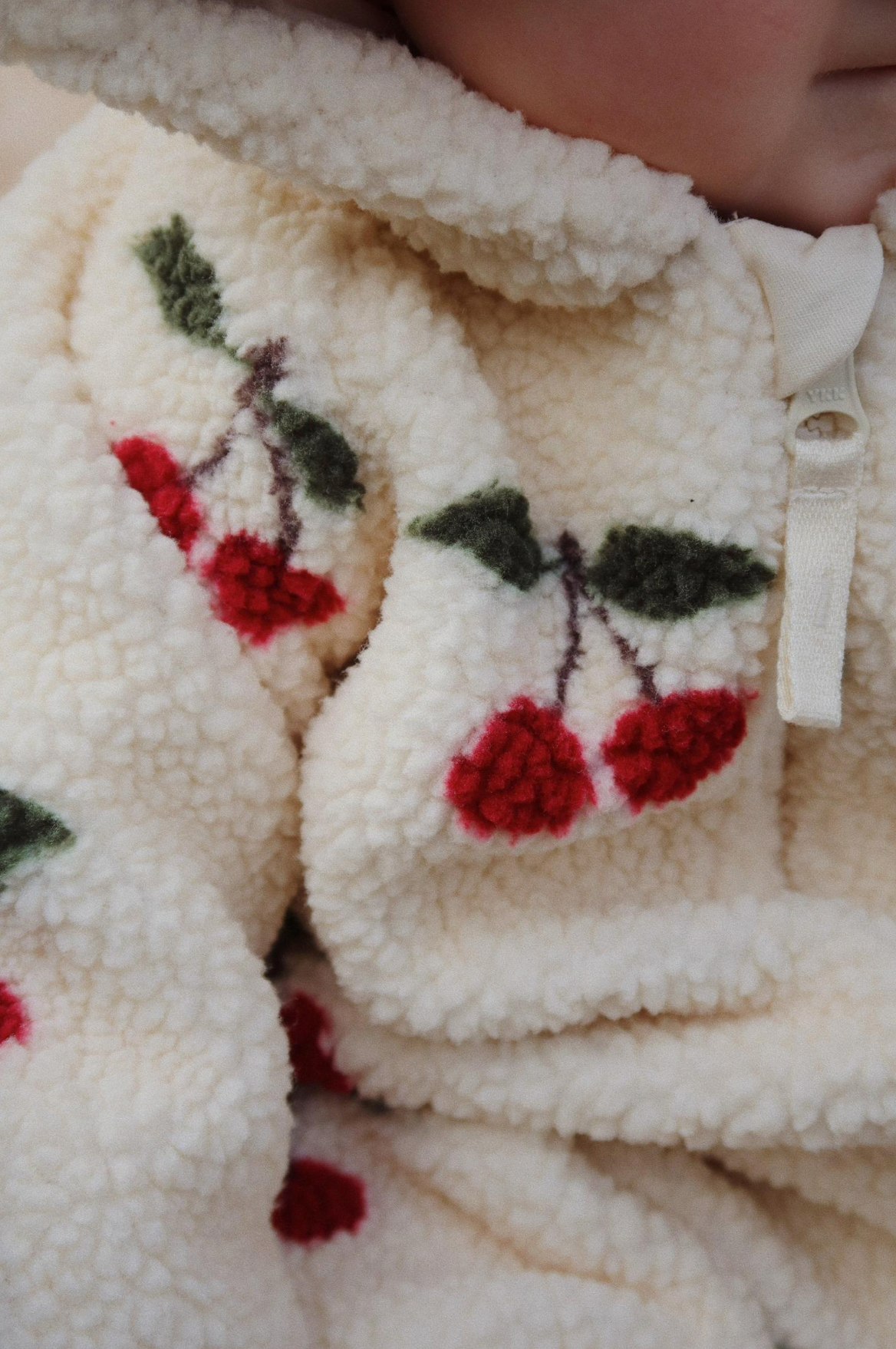 Konges Sløjd Jody Teddy Onesie Grs - Ma grande Cerise