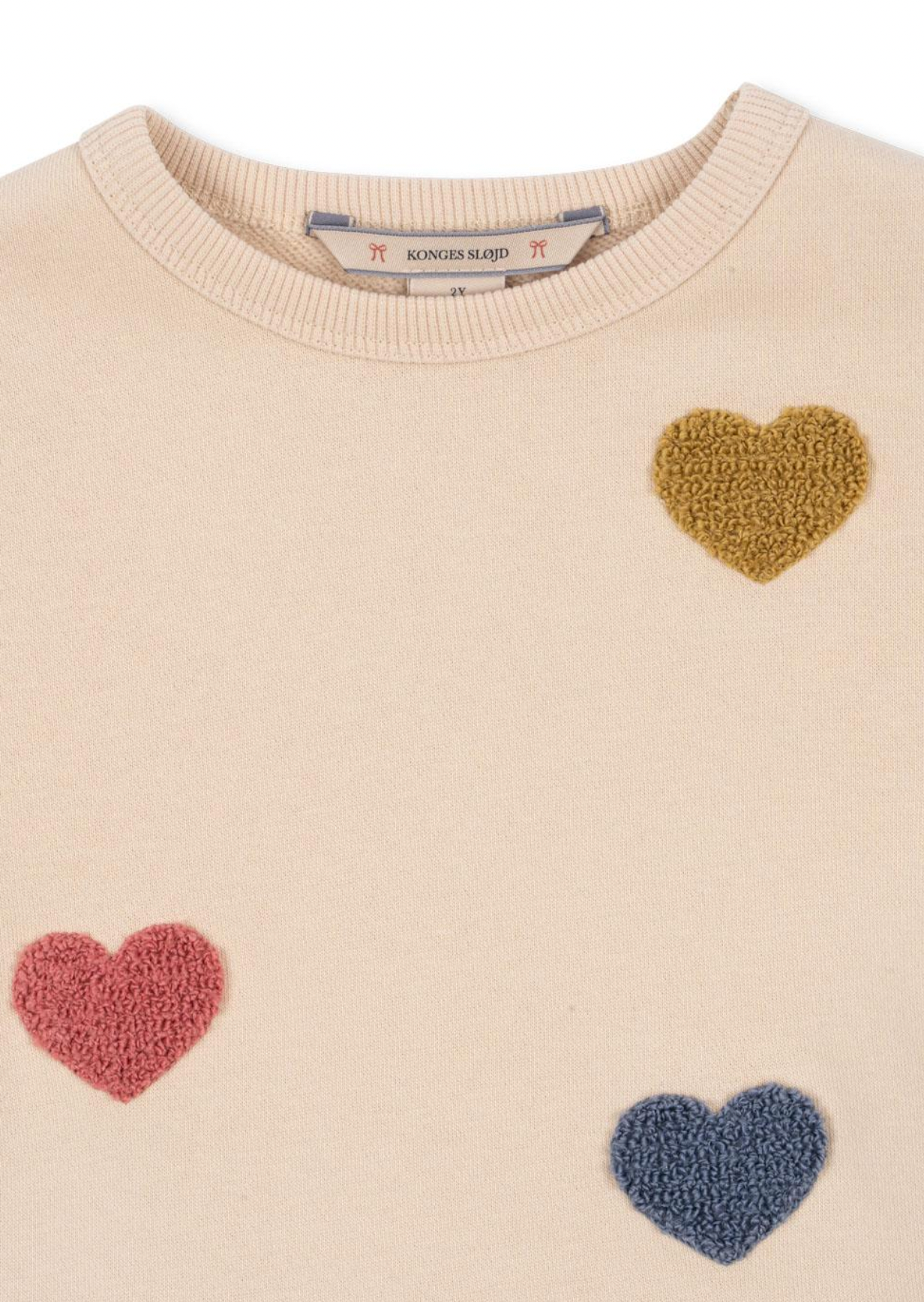 Konges Sløjd Lou Terry Sweat Dress Ocs - Multi Heart