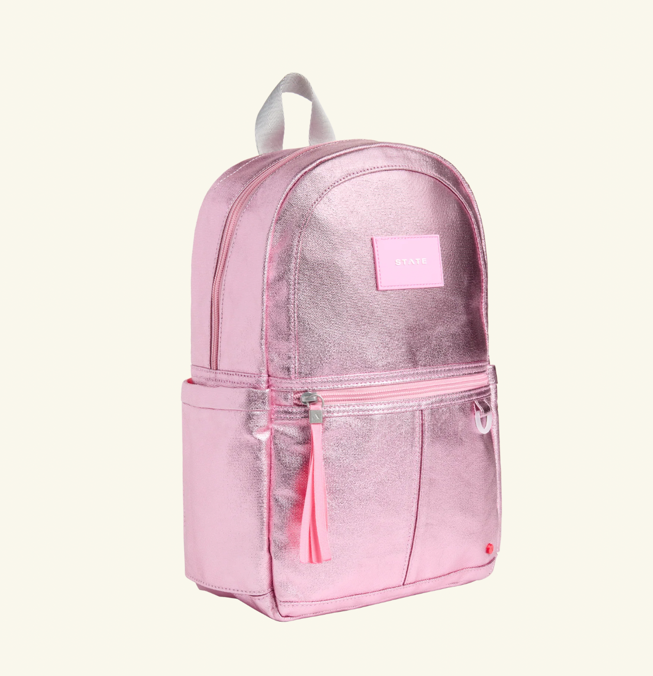 State Bags Kane Mini Backpack - Pink/Silver Metallic Colorblock