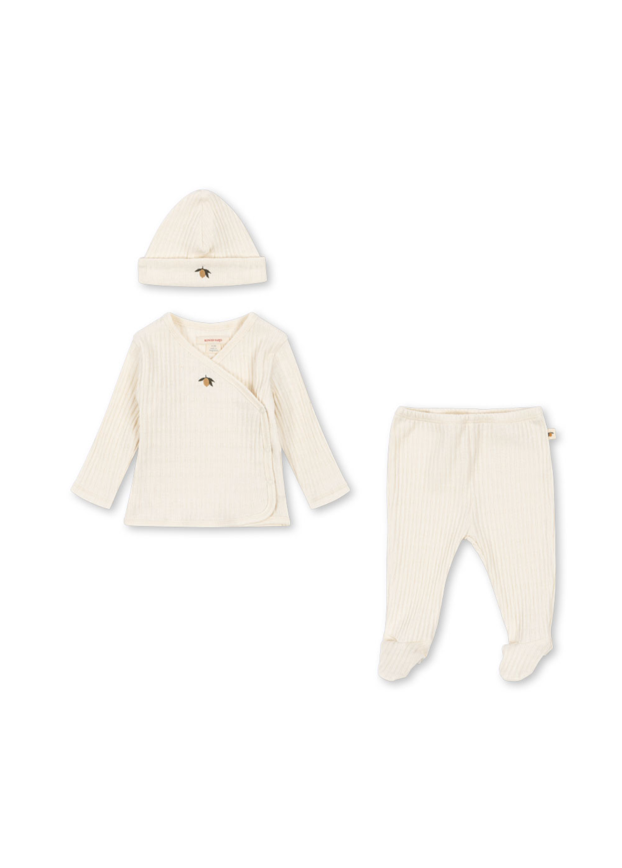 Konges Sløjd Nia Take-Me-Home Set Gots - Lemon