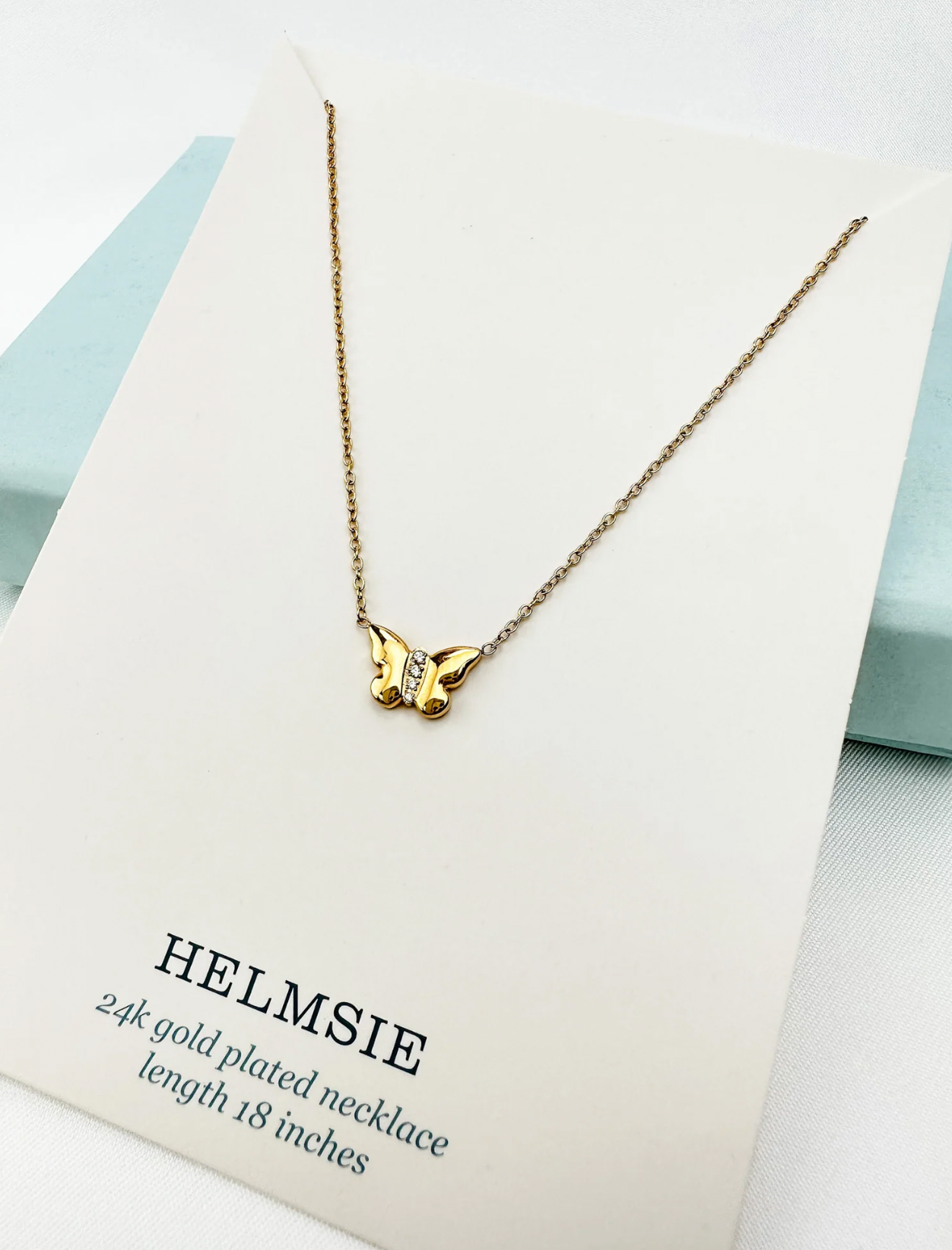 Helmsie Single Butterfly Necklace